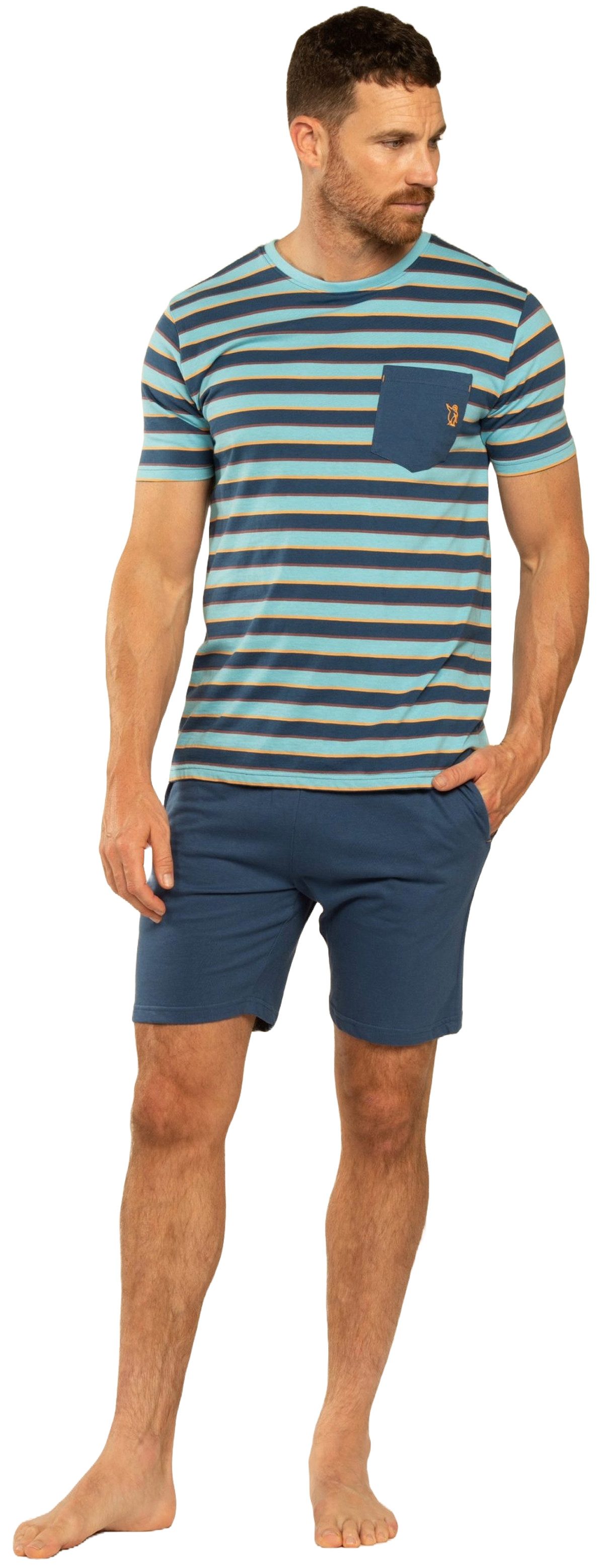 Eskimo Schlafanzug Herren Shorty Pyjama (2 günstig online kaufen