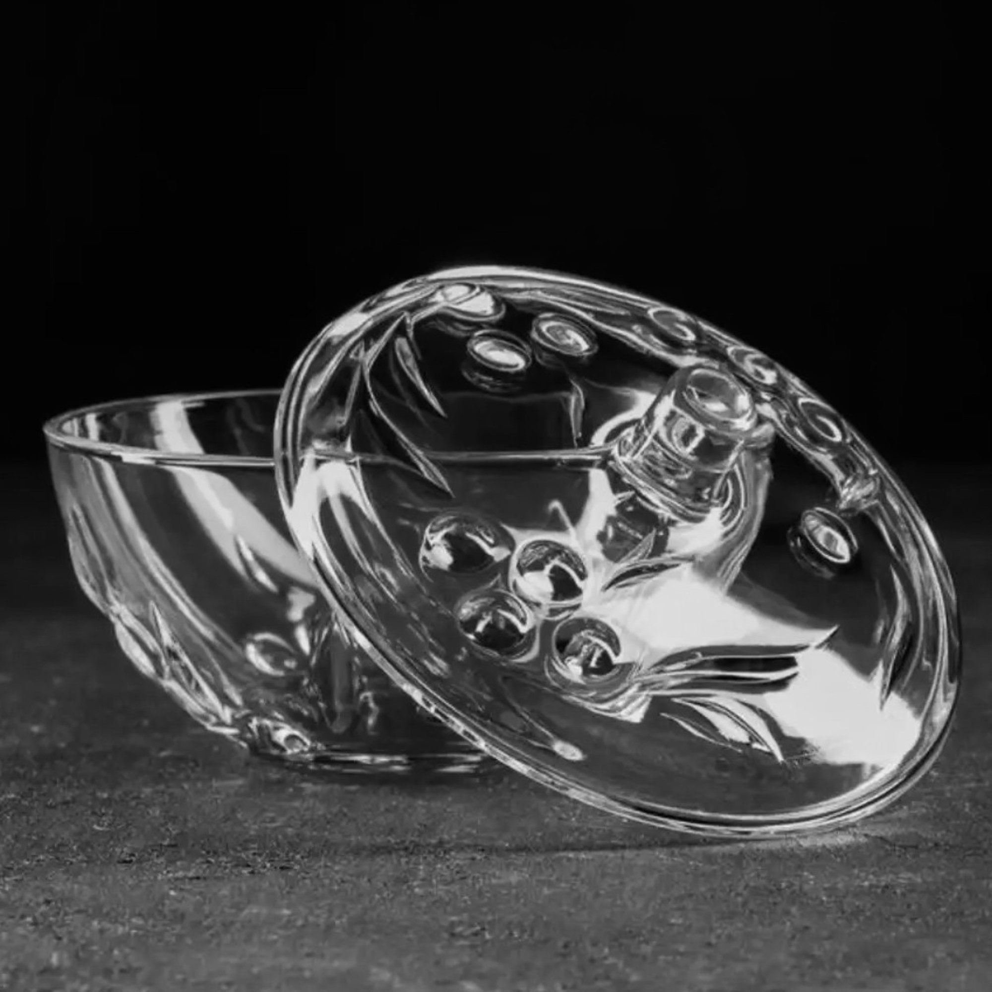 Pasabahce Vorratsglas Zuckerschale perla Candy 140mm Behälter mit Deckel