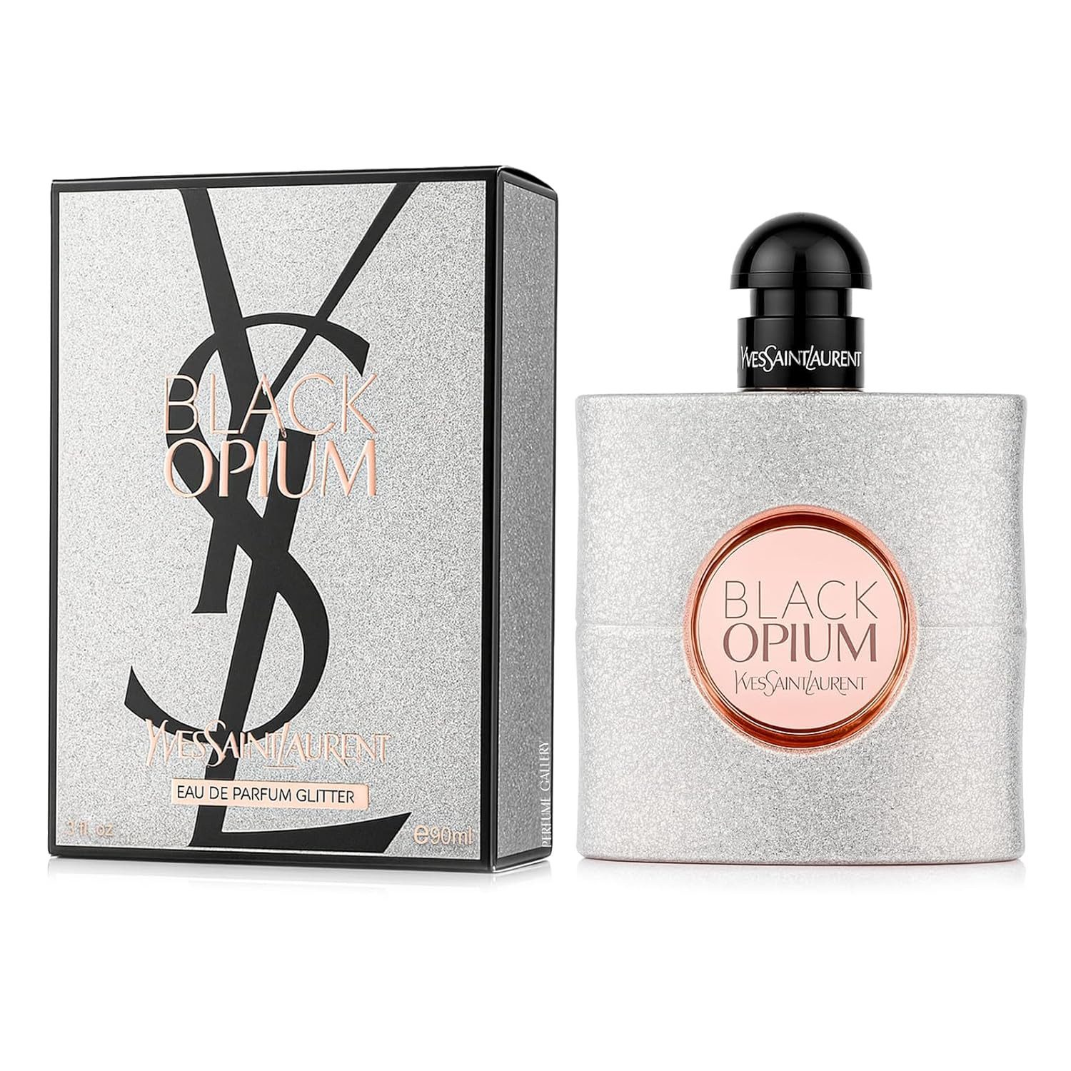 YVES SAINT LAURENT Eau de Parfum Black Opium, Glasflakon, Parfüm EDP, Damenduft