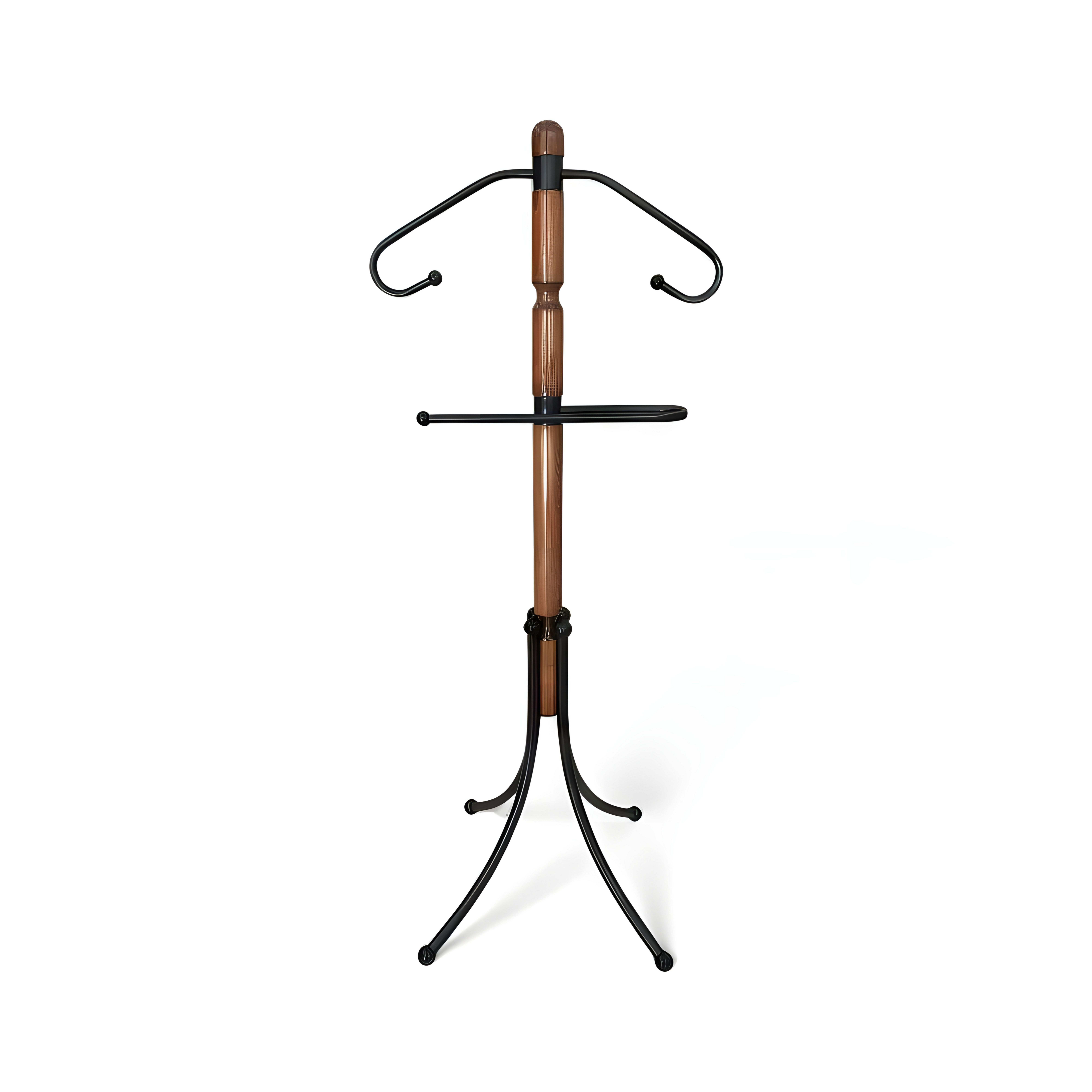Xlmoebel Garderobe Kleiderständer klassisch in Braun mit eleganten Beinen (Kleiderständer, 1 St., Kleiderständer), Made in Europa