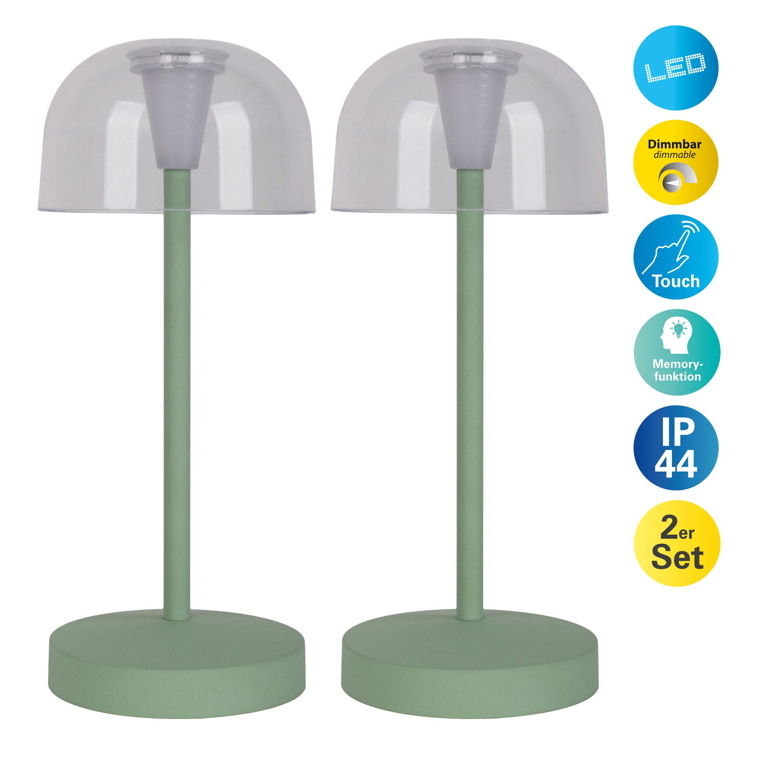 näve LED Tischleuchte Gomba 18,5 cm, günstig online kaufen