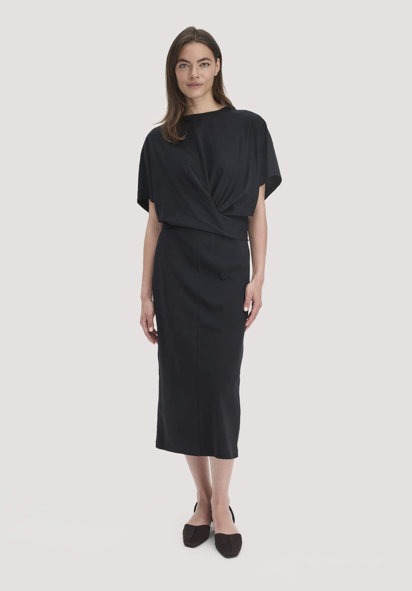 Hessnatur Jerseykleid Oversize aus reiner Bio-Baumwolle (1-tlg) günstig online kaufen