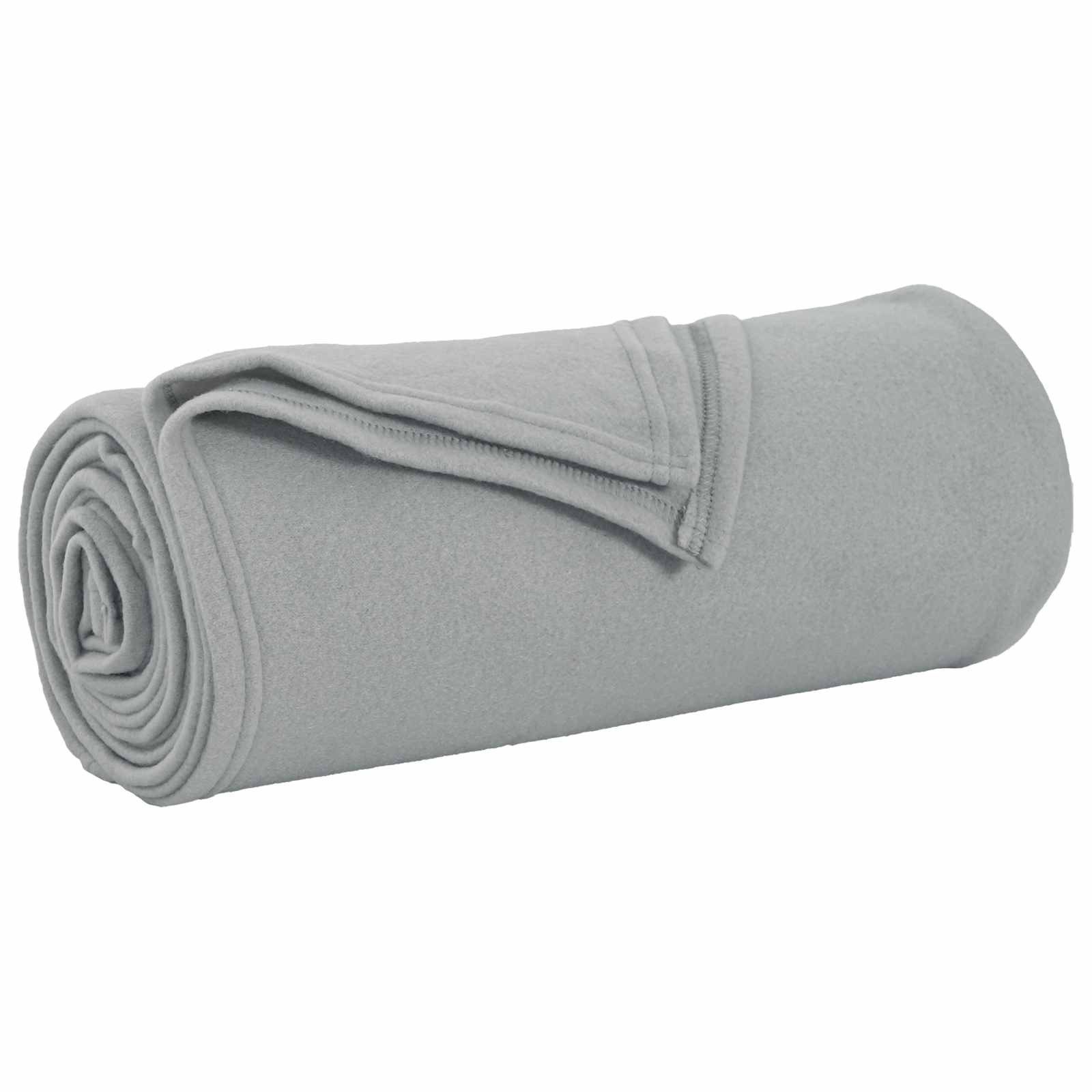 vidaXL Bettüberwurf Überwurfdecke Grau 240 x 220 cm Fleece
