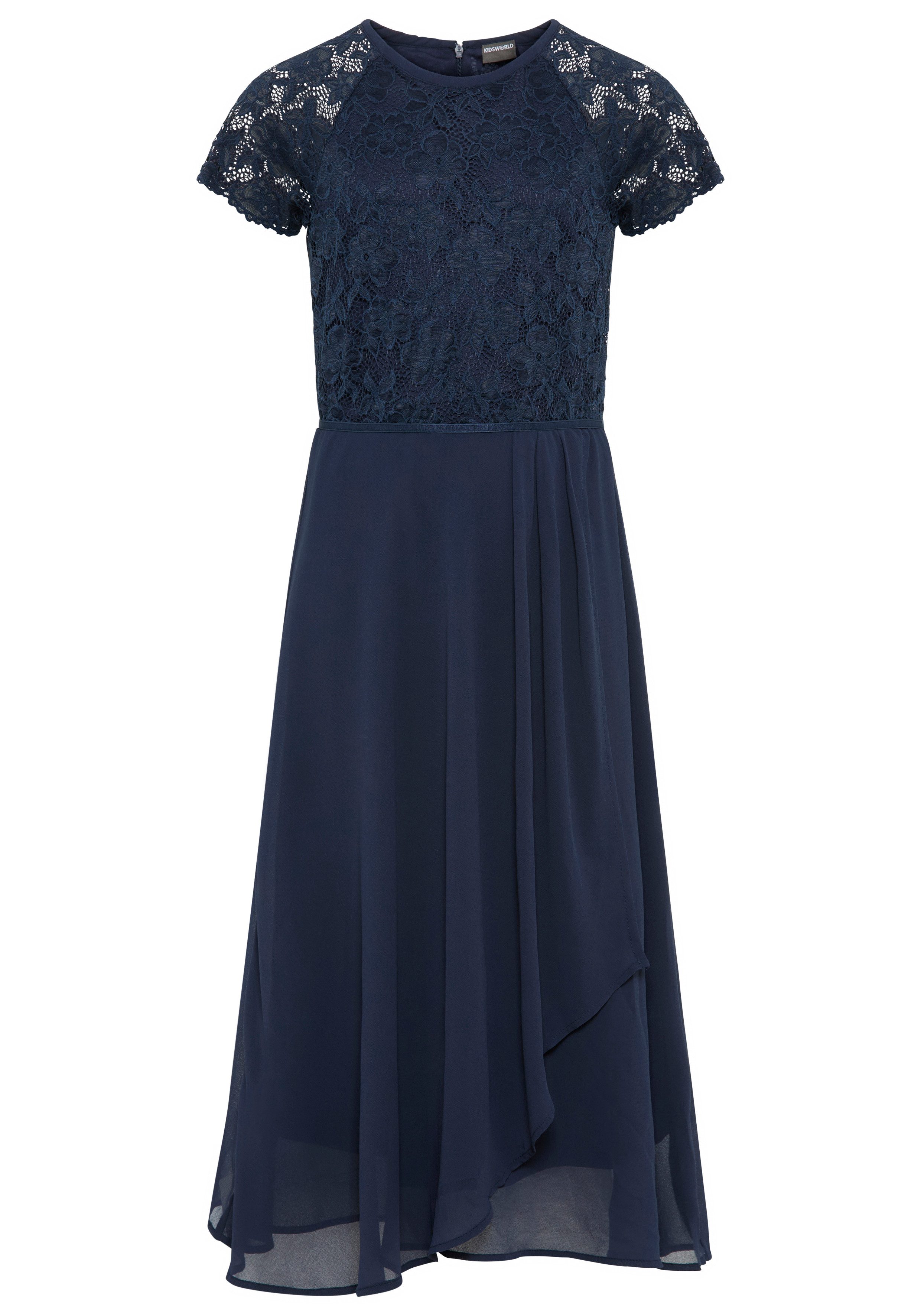 Jerseykleid Festliches Kleid mit Spitze