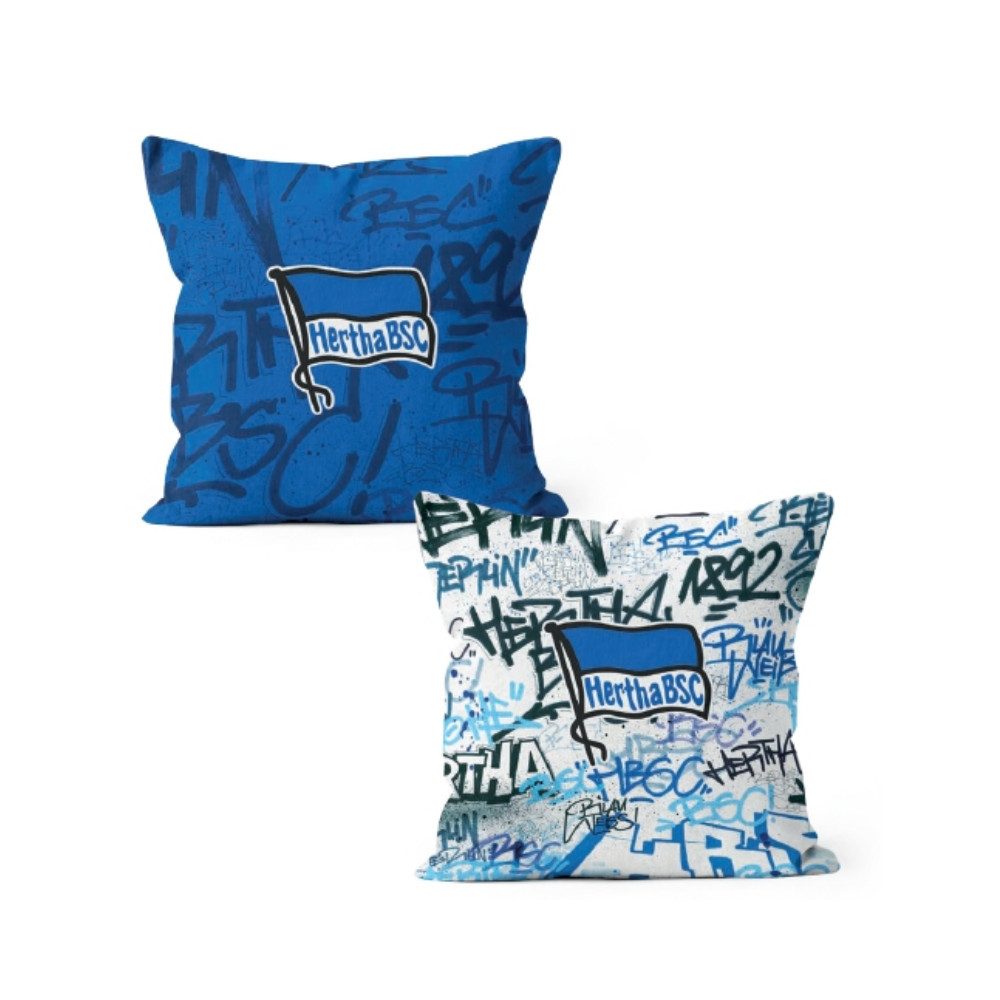 Hertha BSC Berlin Dekokissen Hertha BSC Kissen Graffiti