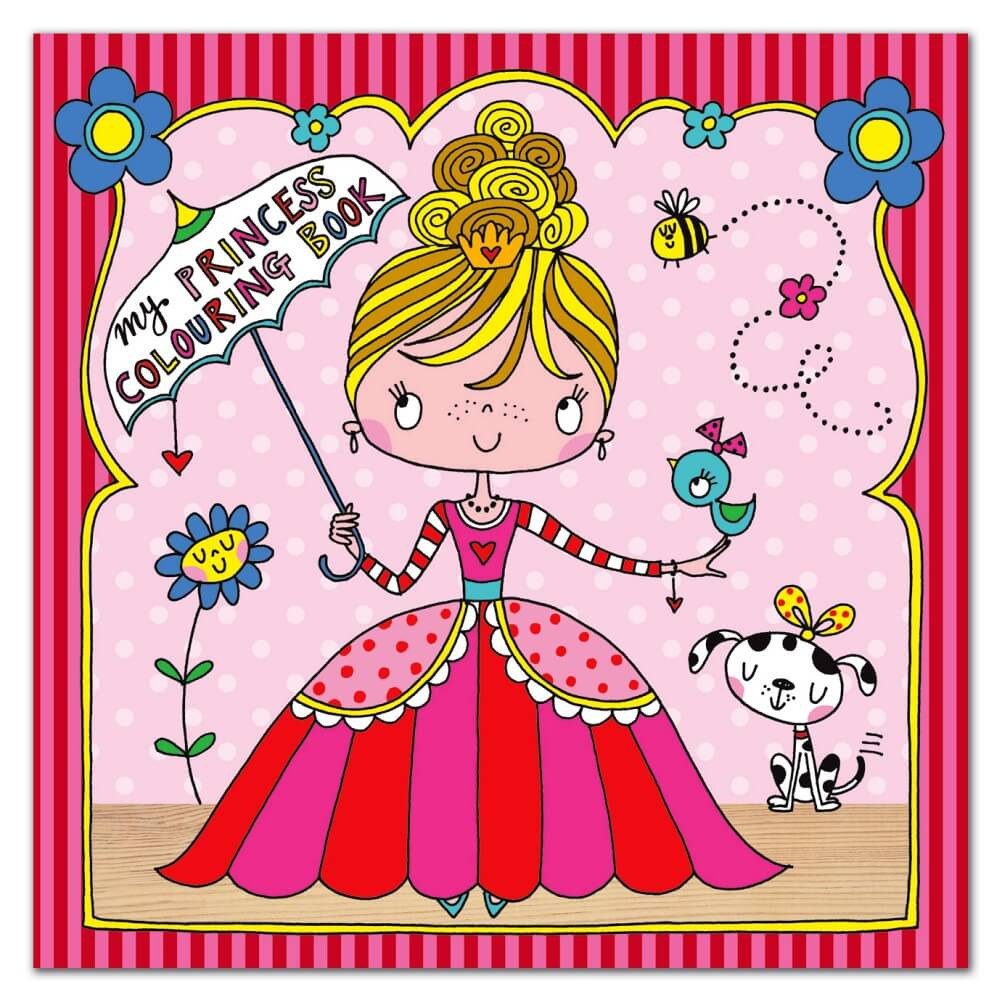 Partystrolche Malblock Malbuch Kleine Prinzessin