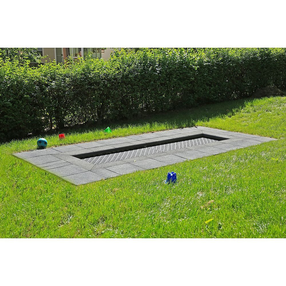 Eurotramp Gartentrampolin Bodentrampolin Kids Tramp Track, Für öffentliche Spielplätze, Bewegungsparcours, Seniorenheime