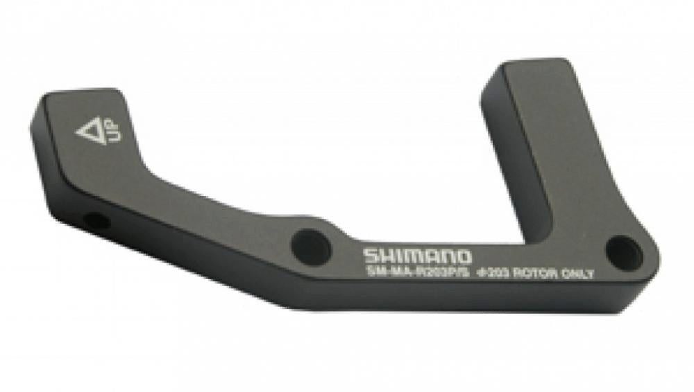 Shimano Scheibenbremse SHIMANO Scheibenbremsadapter Hinten PM IS 203 mm Scheibenbremsadapter