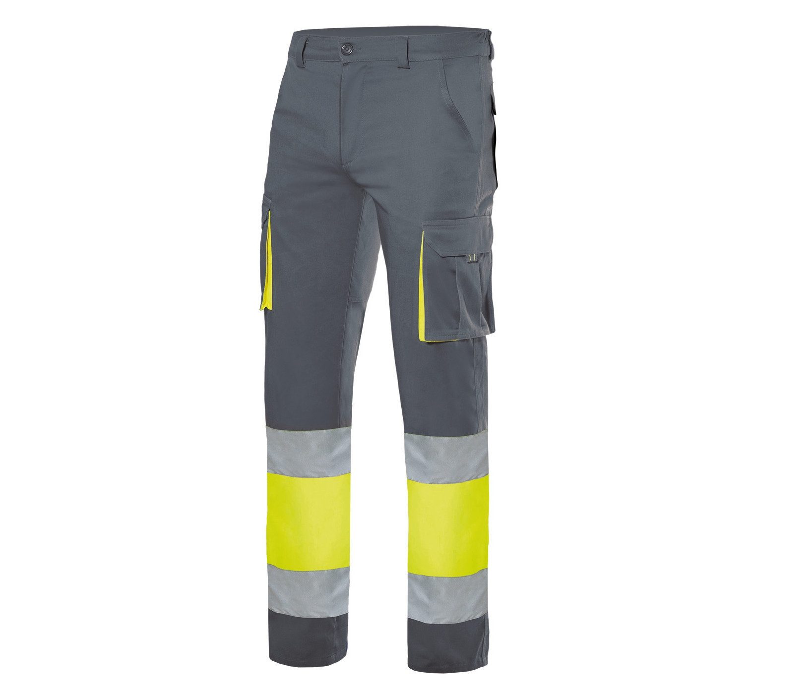 Arbeitshose Warnschutz Hose – Stretch Arbeitshose mit 6 Taschen