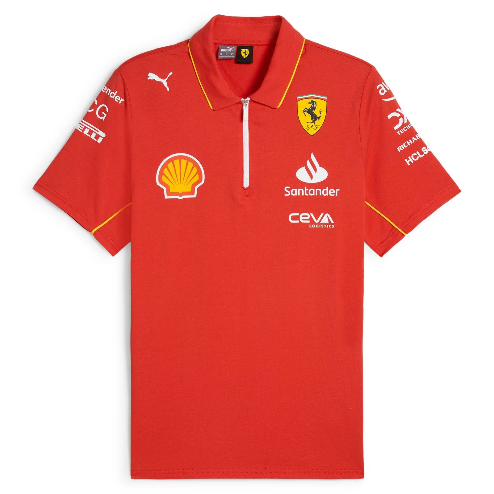 Poloshirt Scuderia Ferrari Team Poloshirt Puma 2024