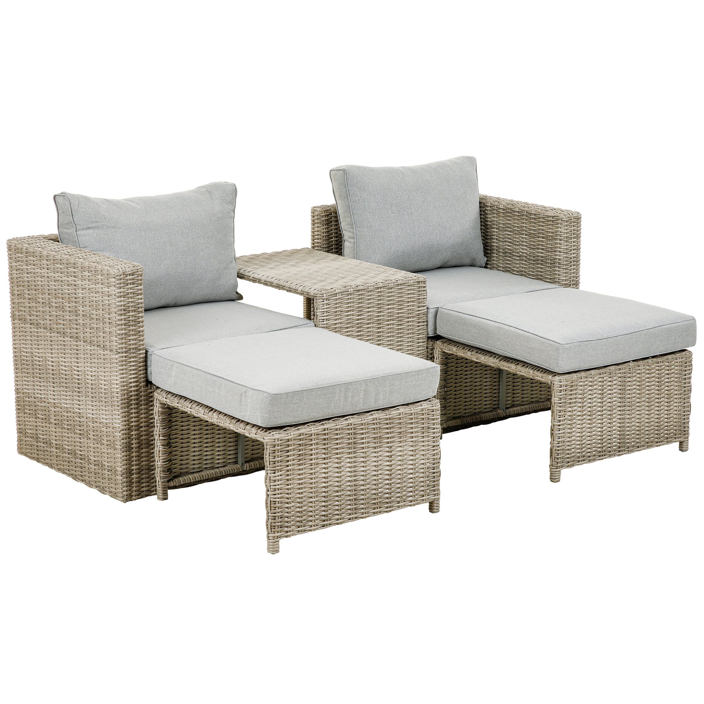 Greemotion Gartenlounge-Set Olea Mini, Gartenlounge, Gartenmöbel-Set, günstig online kaufen