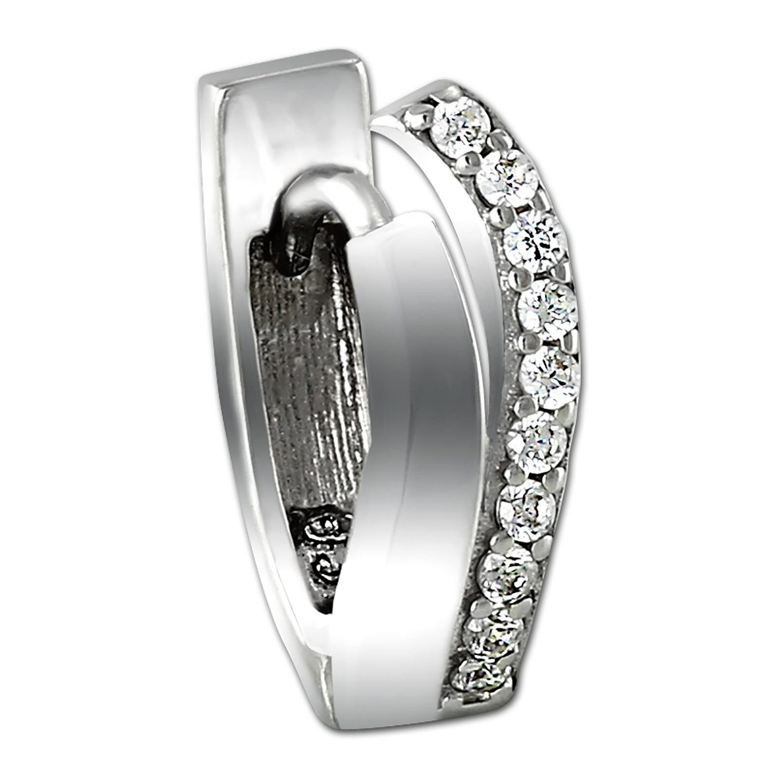 SilberDream Paar Creolen SilberDream Ohrringe Zirkonia 925 Silber (Creolen) günstig online kaufen