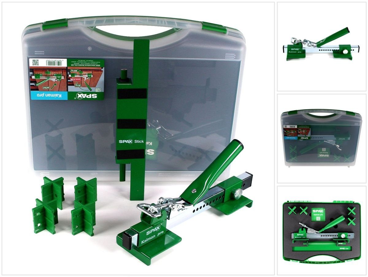 SPAX Schraube Kaiman Pro (5009409872009) Terrassen Brettrichter-Set im Transportk