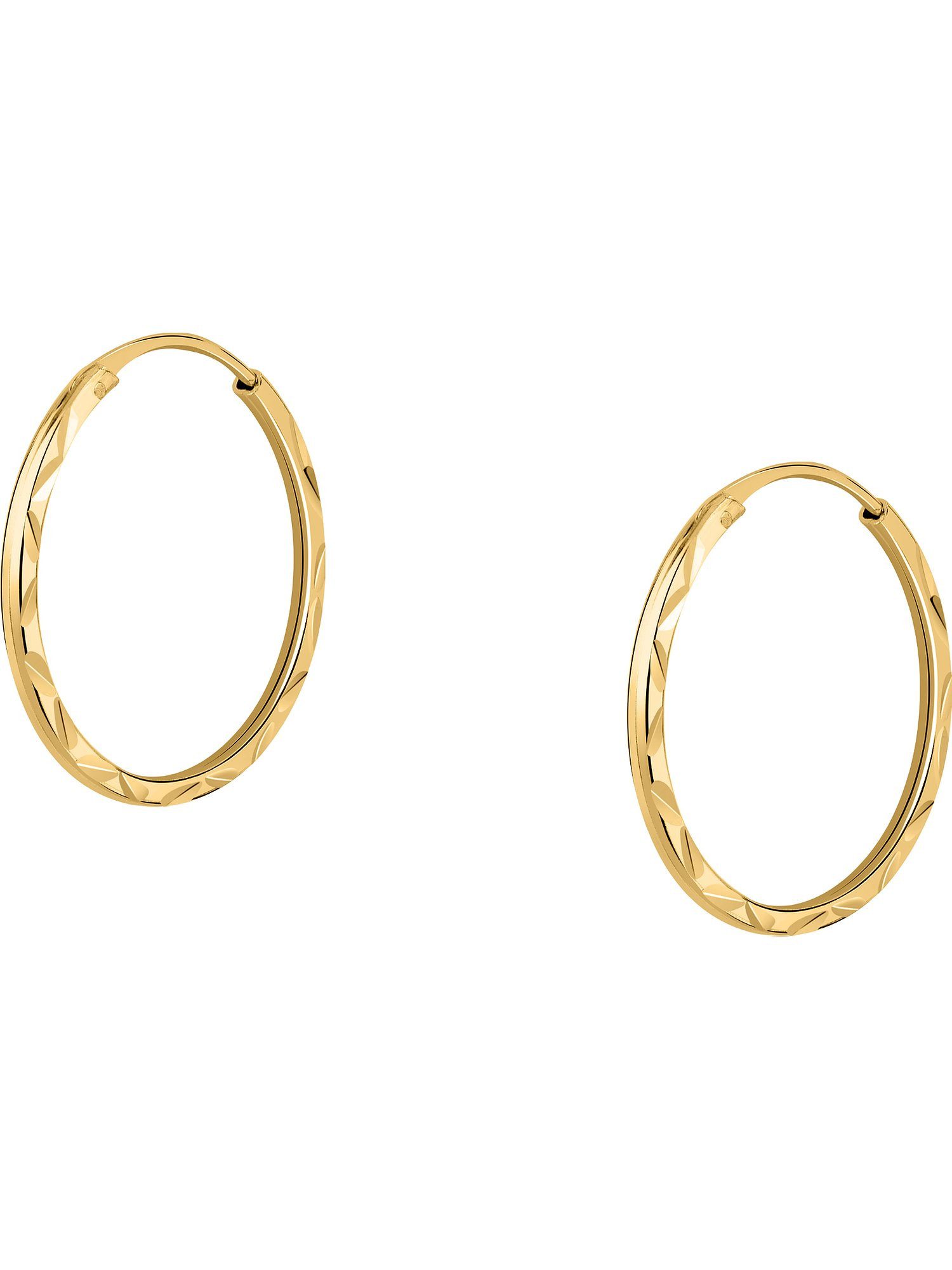 FAVS Paar Creolen FAVS Damen-Creolen 375er Gelbgold (Paar) günstig online kaufen