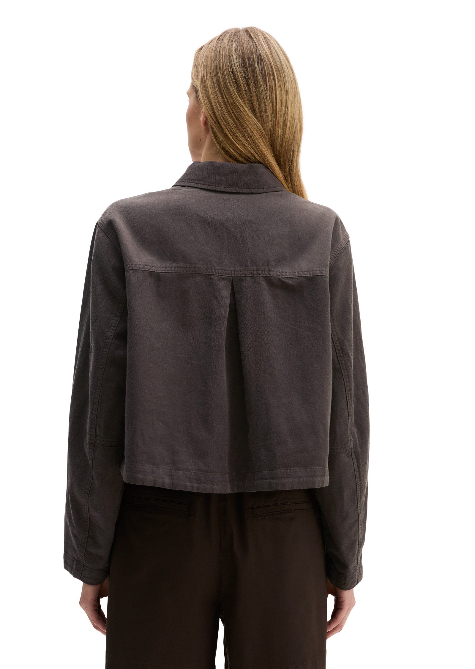Marc O'Polo Hemdjacke A-Shape aus Organic Cotton-Lyocell-Leinen-Mix günstig online kaufen