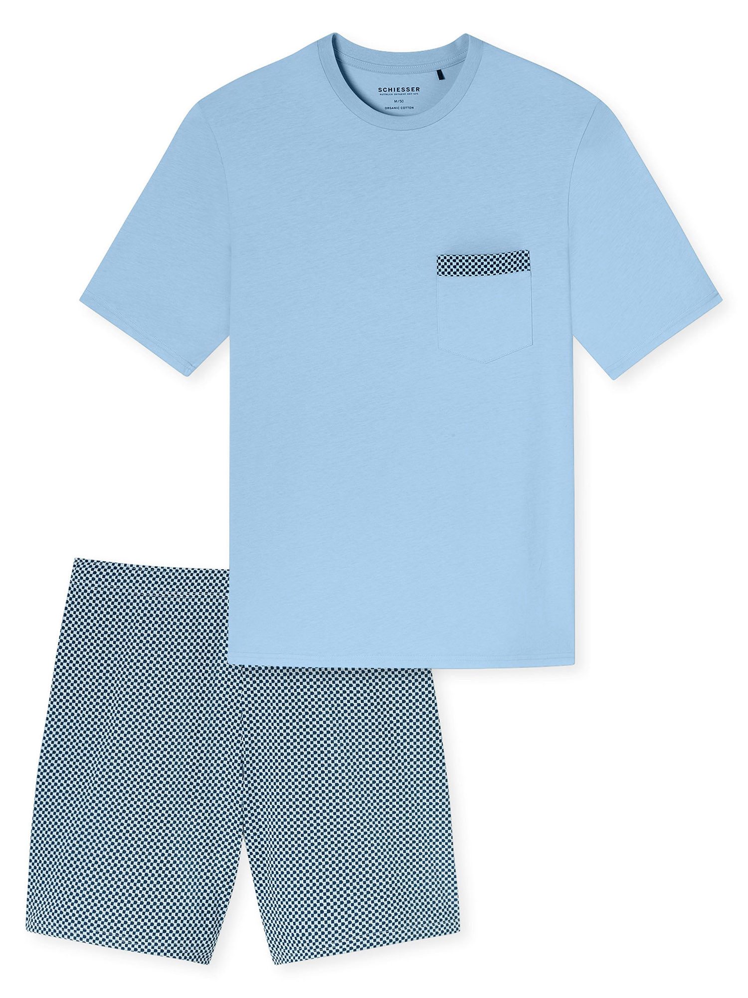 Schiesser Shorty Comfort Nightwear (2 tlg) schlafanzug schlafmode bequem günstig online kaufen