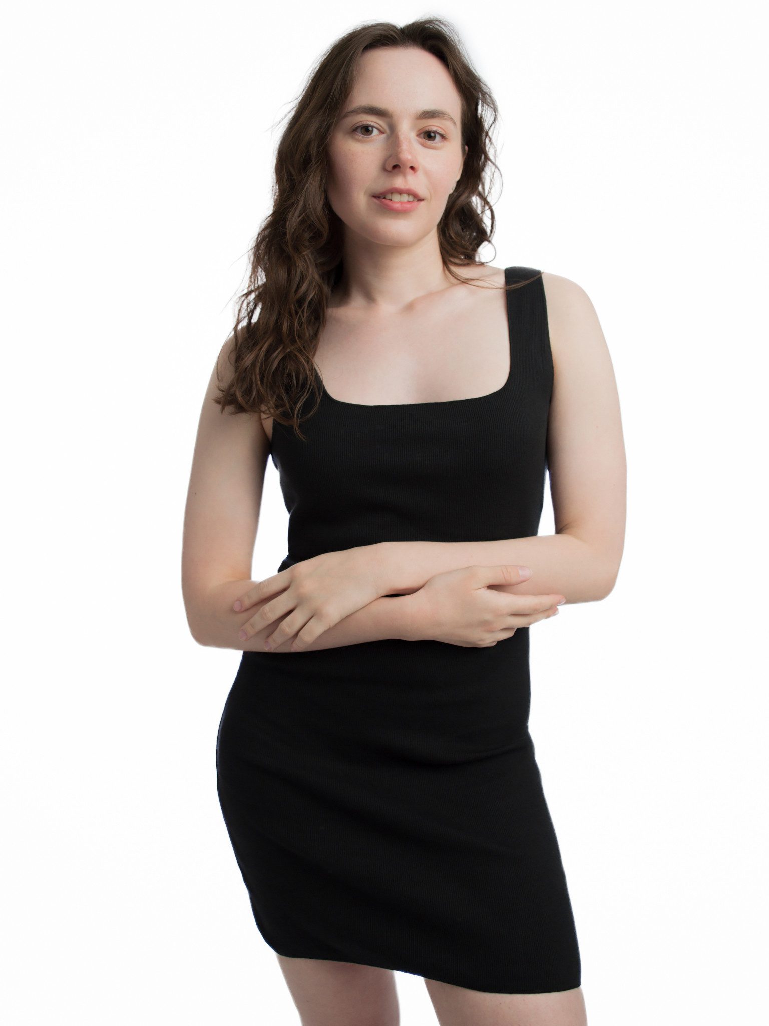 HONEST BASICS Minikleid Ripp-Stretch aus Bio-Baumwolle mehr