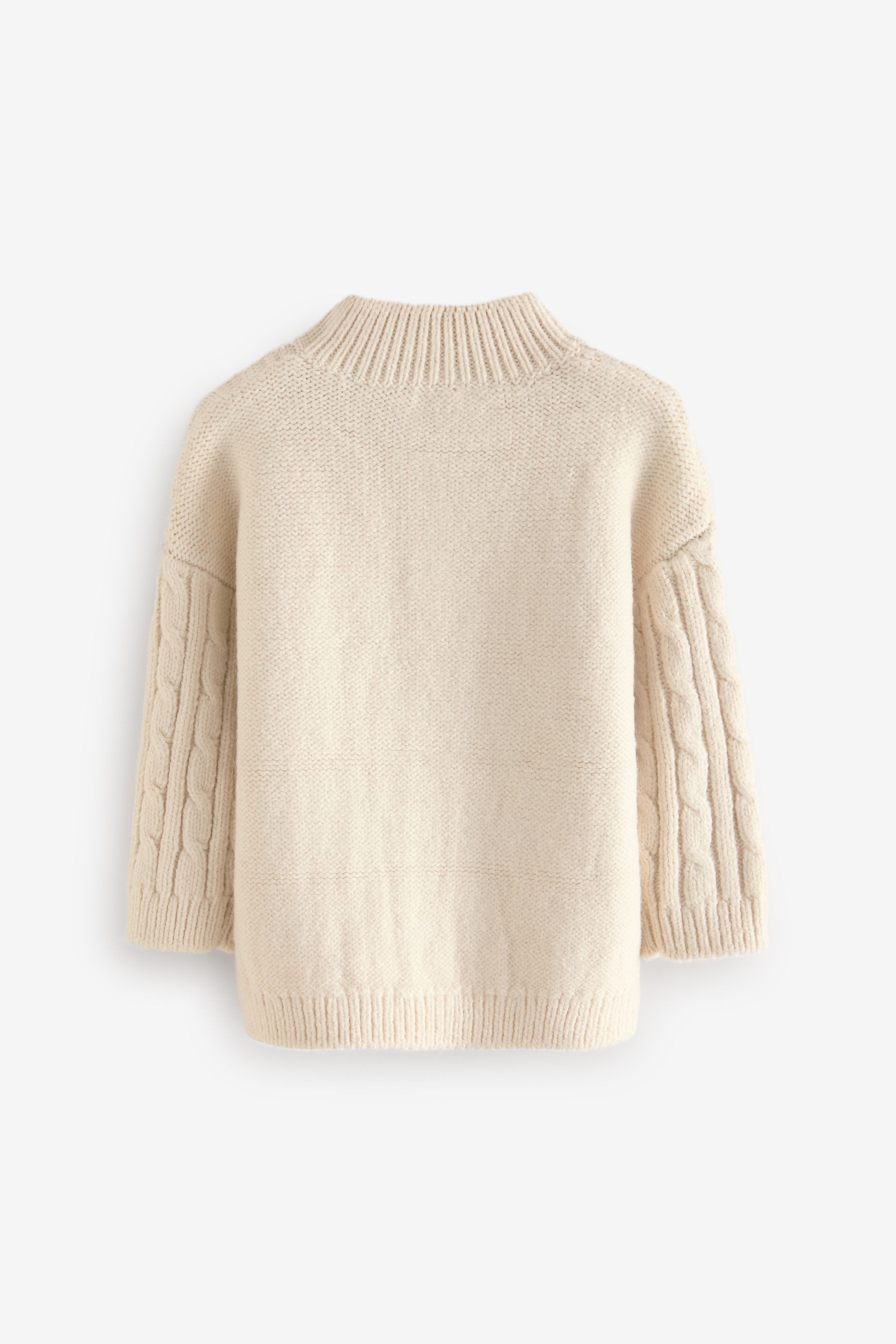 Next Troyer Pullover mit Zopfmuster und günstig online kaufen