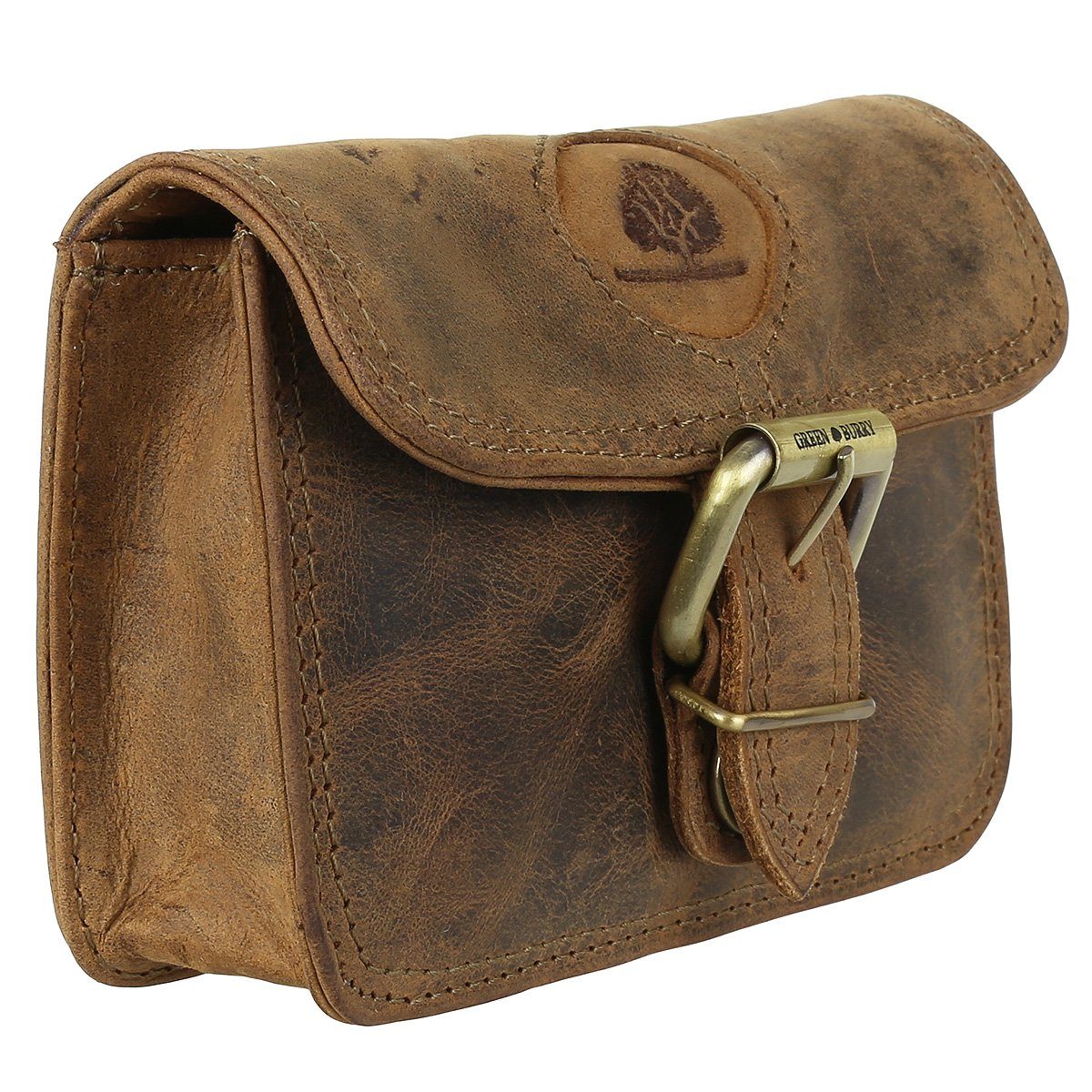 Greenburry Bauchtasche Vintage Leder Gürteltasche Hüfttasche günstig online kaufen
