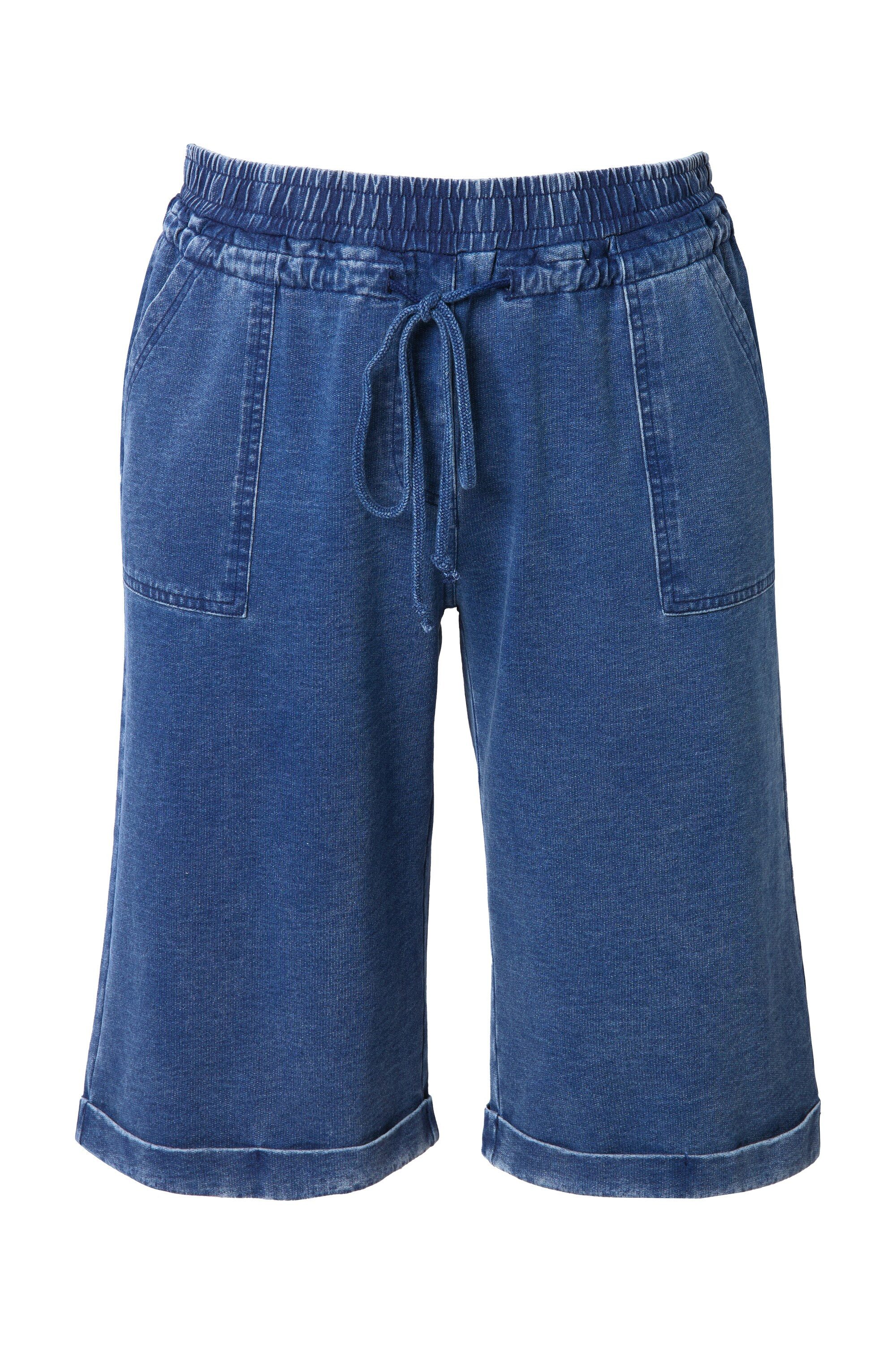 Ulla Popken Jeansshorts Jersey-Shorts Rose weites günstig online kaufen