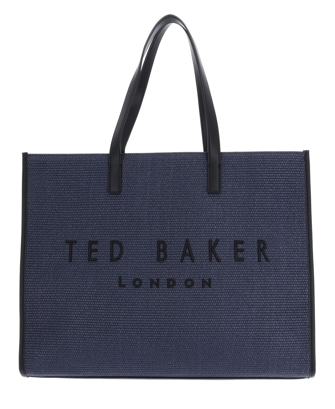 Ted Baker Shopper Faux Raffia Large Icon Bag