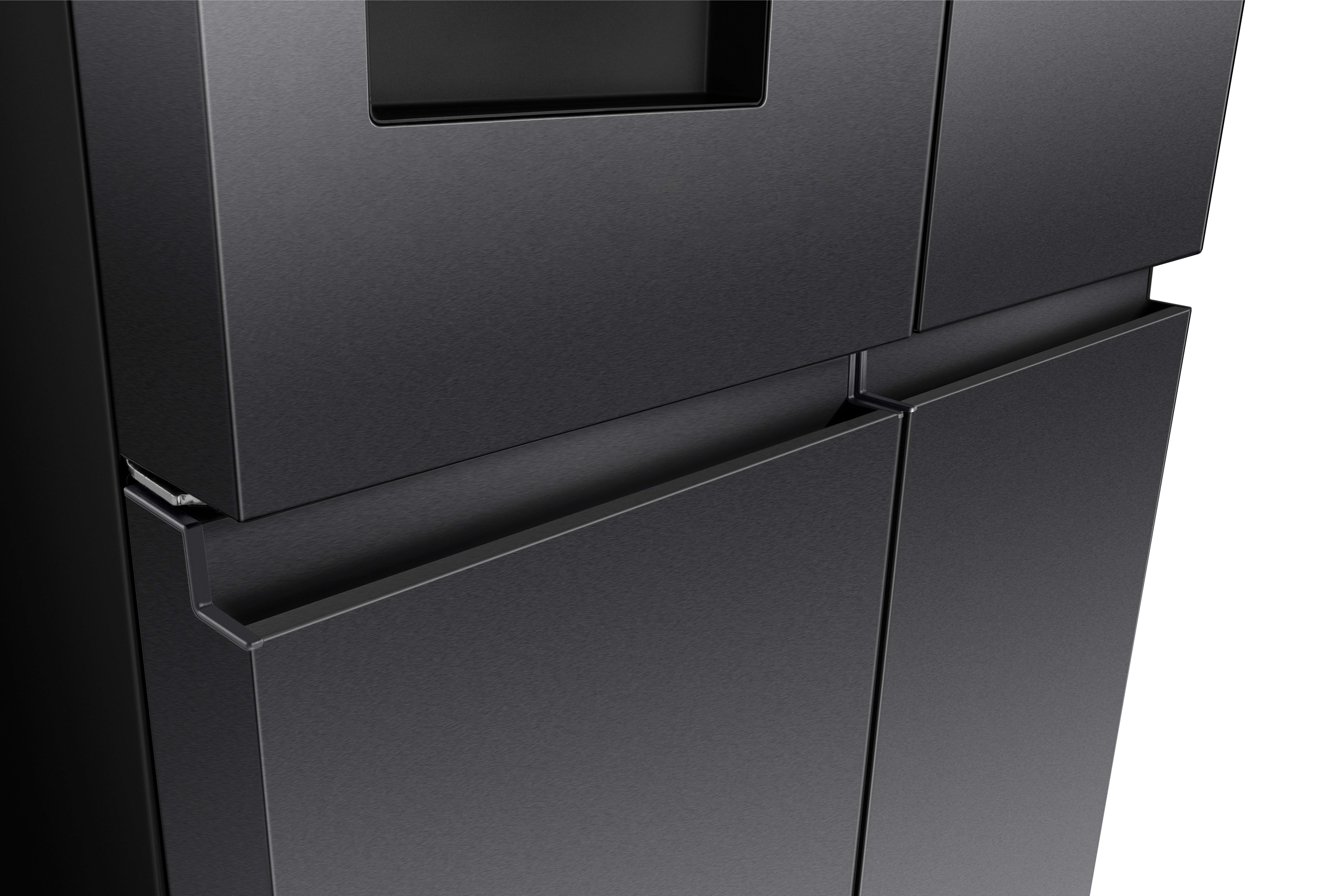 Hisense Multi Door RQ5P640SYKD, 179 cm hoch, 91 cm breit, DualTech-Kühlsystem, MetalCooling, Wasser-/Eisspender