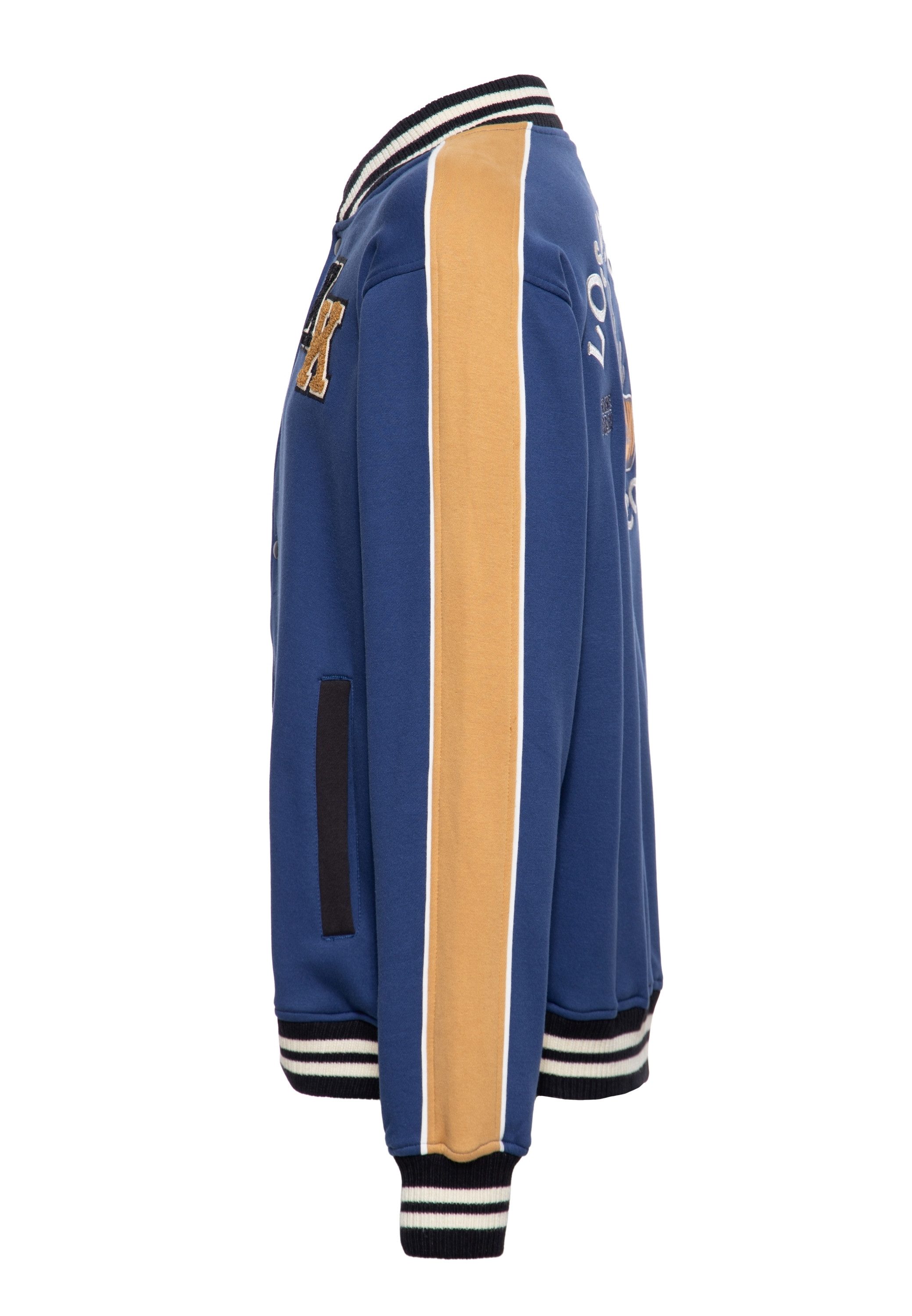 KingKerosin Collegejacke KK (1-St) mit Blockstreifen an Ärmel günstig online kaufen