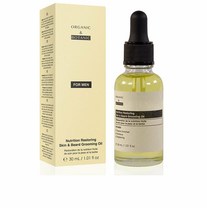 Organic & Botanic Haaröl FOR MEN nutrition restoring skin&beard grooming oil 30 ml