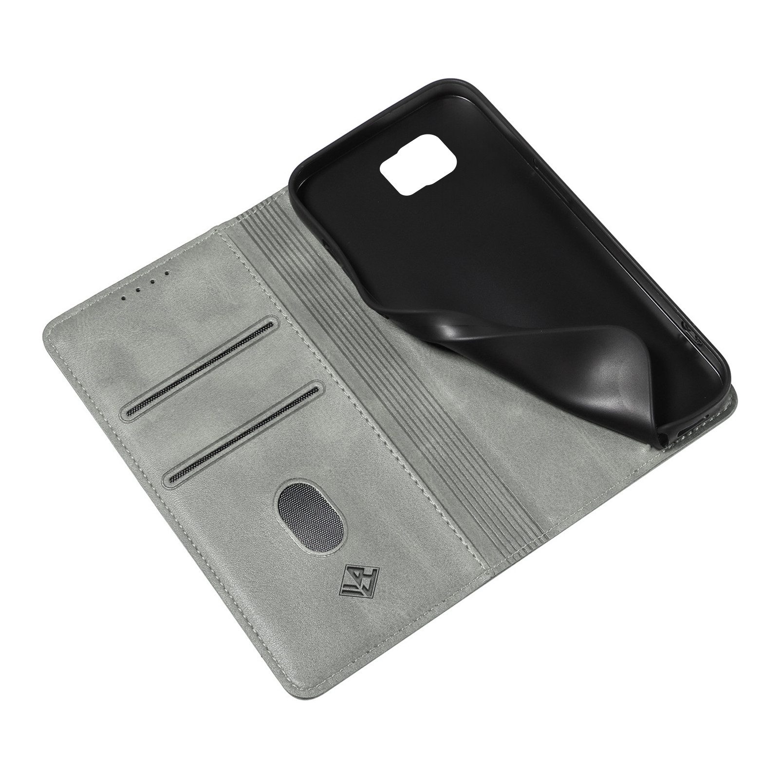 Tec-Expert Handyhülle Tasche Hülle für Samsung Galaxy S7 edge 5.5 Zoll, 5.5", Cover Klapphülle Case mit Kartenfach Fliphülle aufstellbar