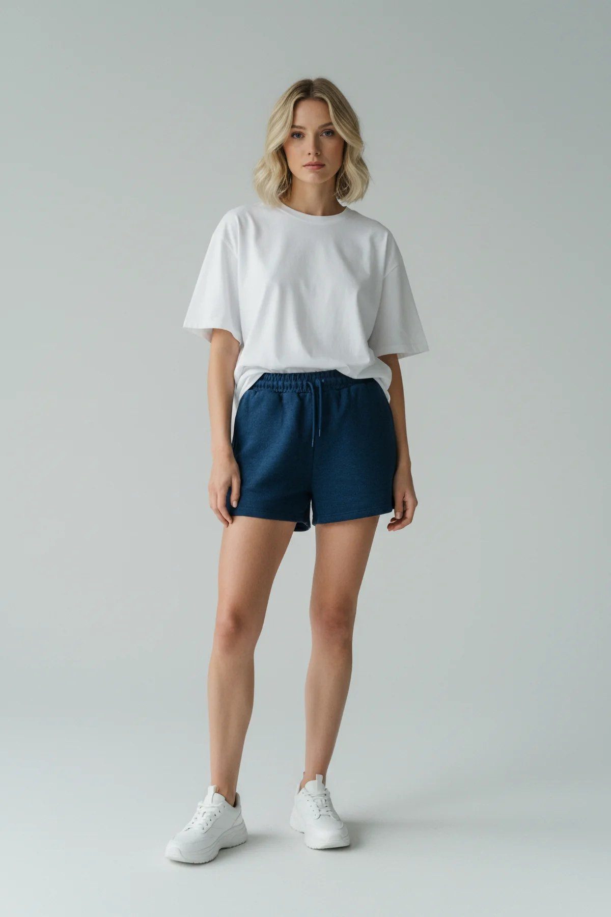 Shorts Shorts mit Taschen und elastischem Bund