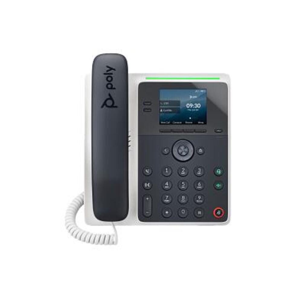 Polycom Poly Edge E100 IP Telefon und PoE-fähig Kabelgebundenes Telefon
