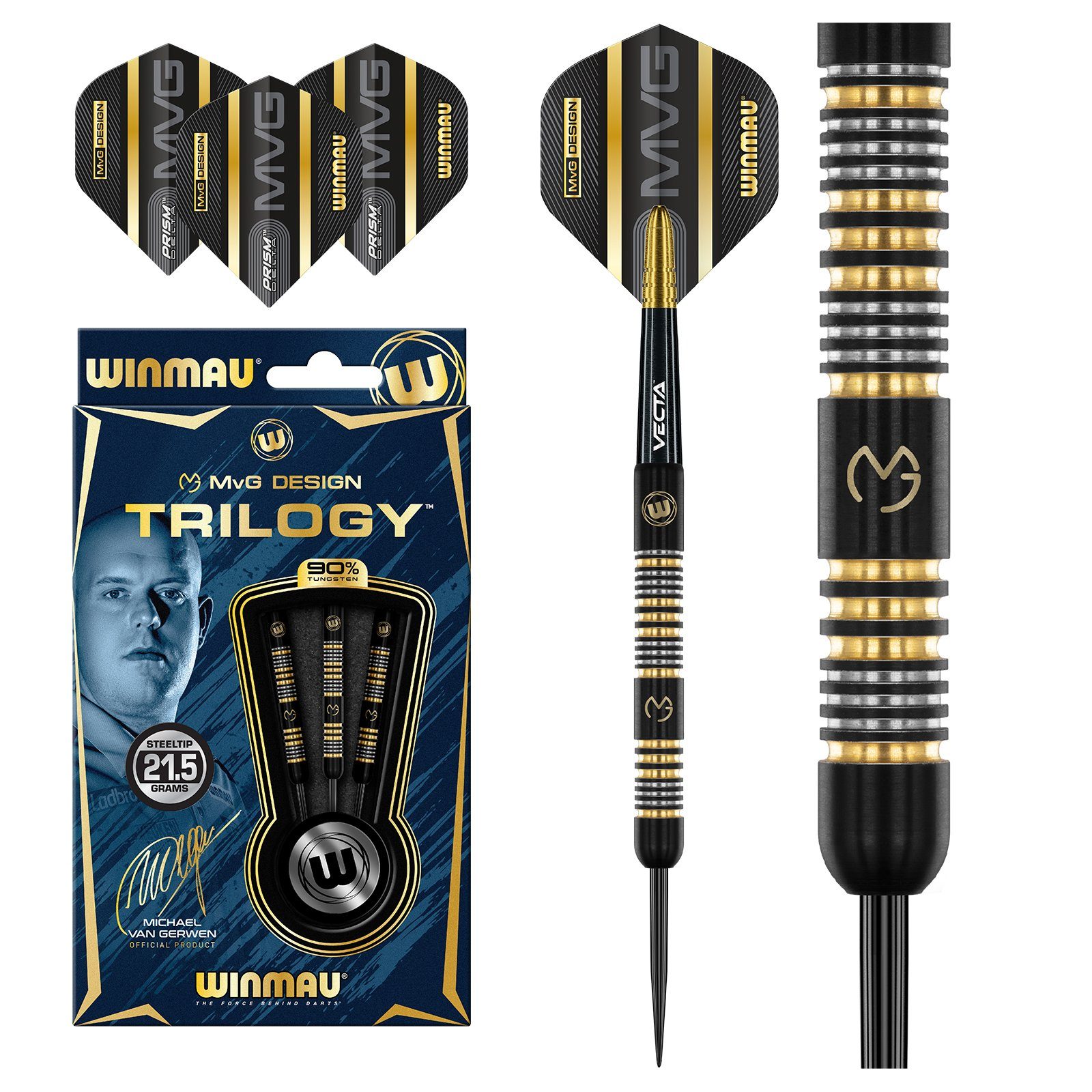 Winmau Dartpfeil Steeldart Winmau MvG Trilogy 1481 - 21,5g