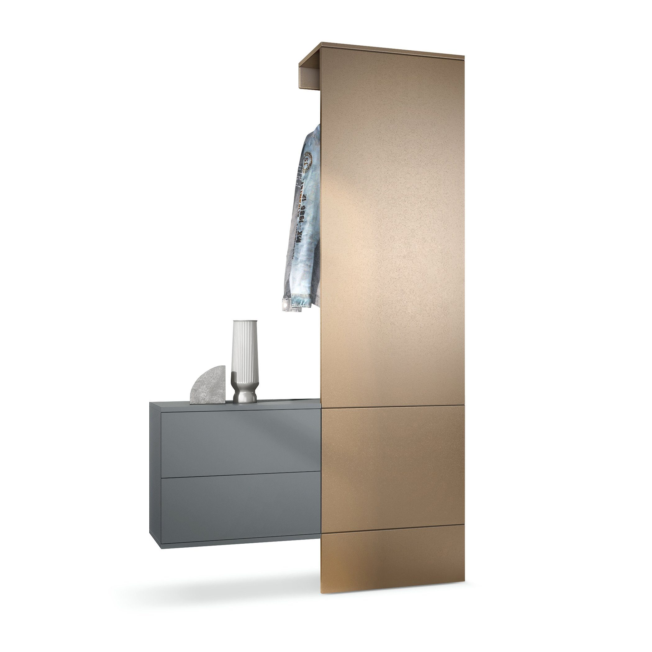 Vladon Garderoben-Set Carlton Set 2, (Wandgarderobe günstig online kaufen