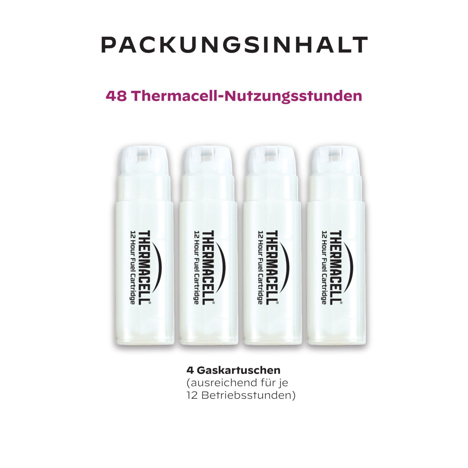 ThermaCell Gaskartusche Mückenabwehr Gaskartuschen 4 Stück, Zubehör für Thermacell Mückenabwehr-Geräte – Bild 5 von 5