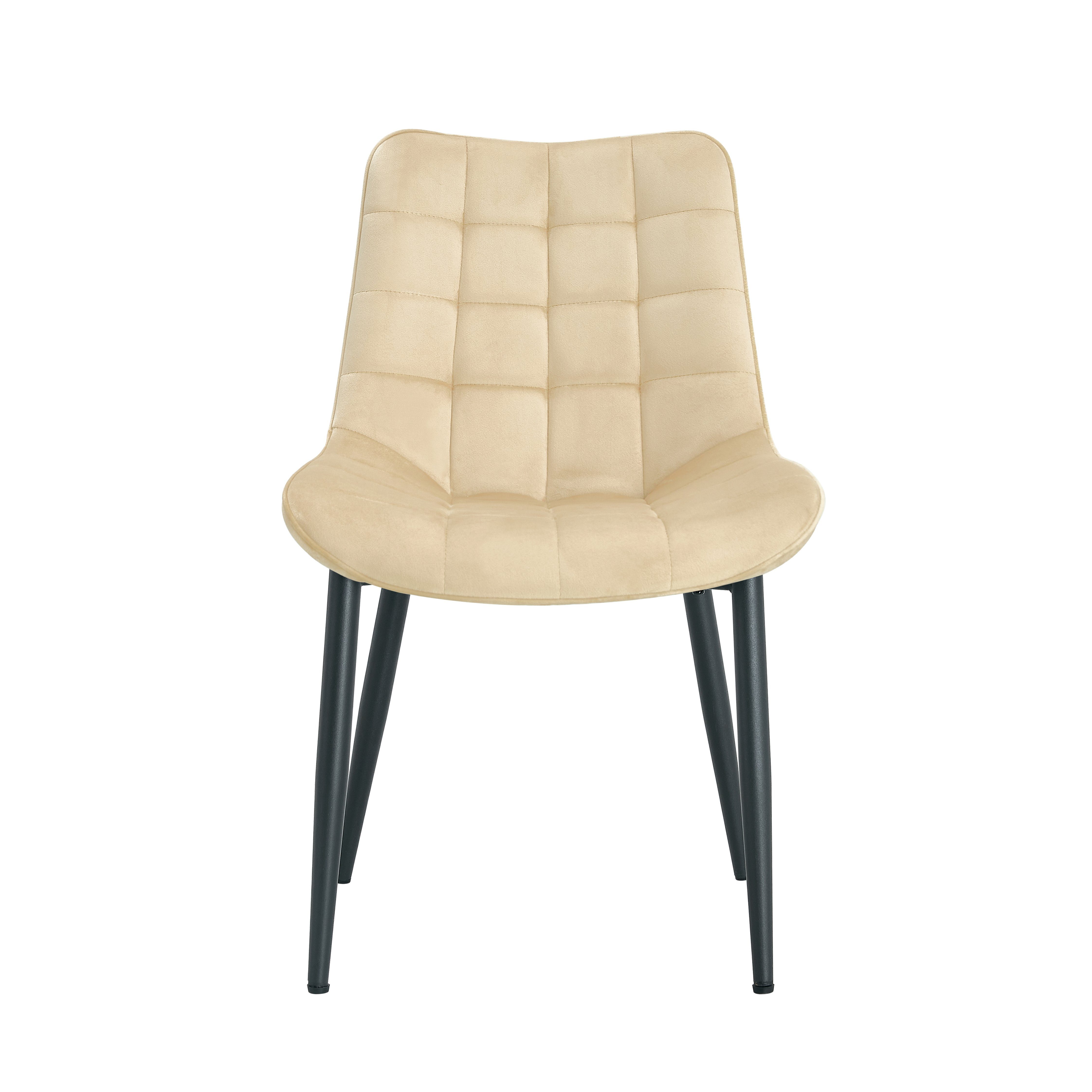 Krok Wood Esszimmerstuhl Christian Bürostuhl, Metallbeine (2- er Set) (Set), 2-er Set