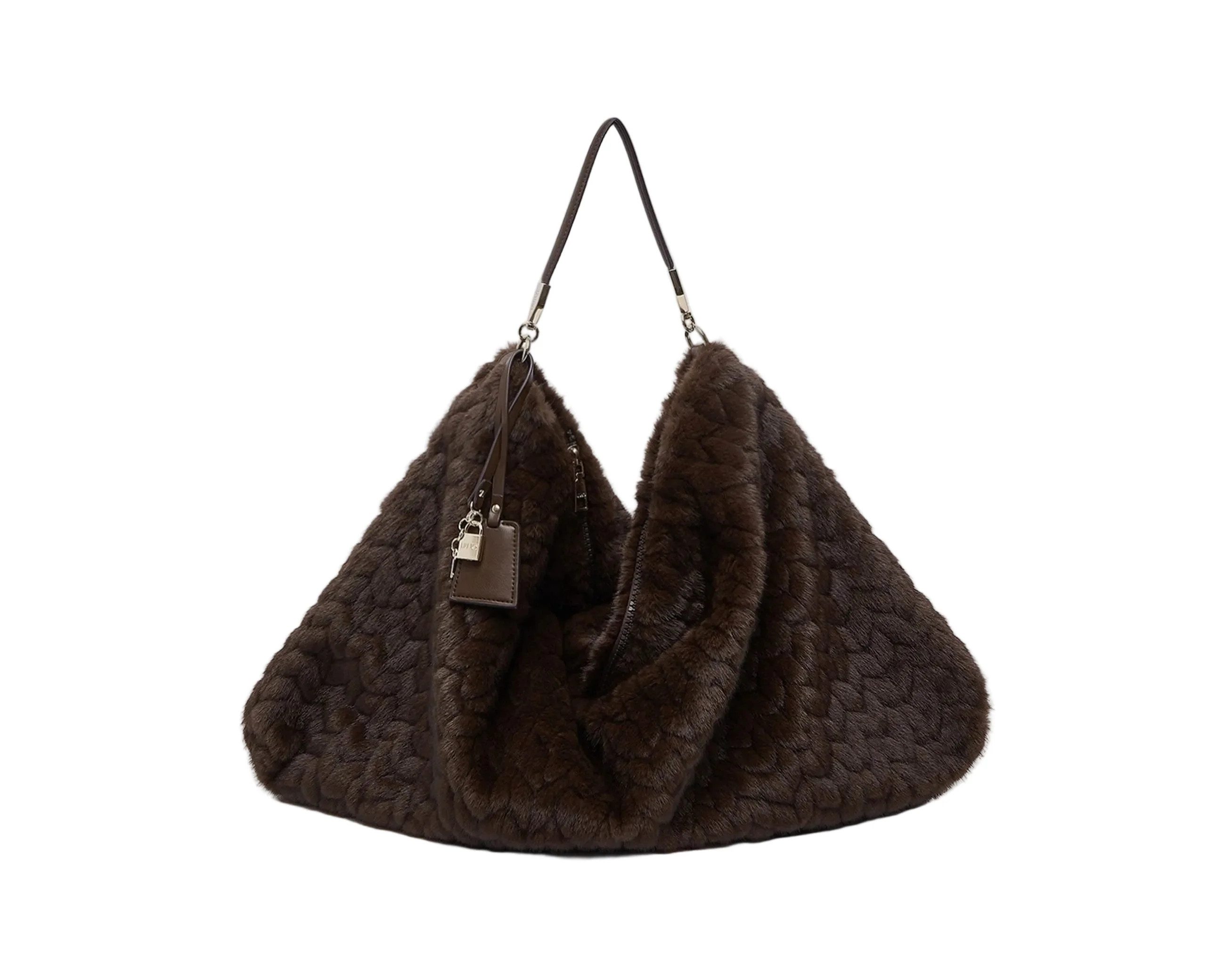 Liu Jo Hobo - Modische Liu Jo Hobo Bag aus gestepptem Kunstfell für Damen