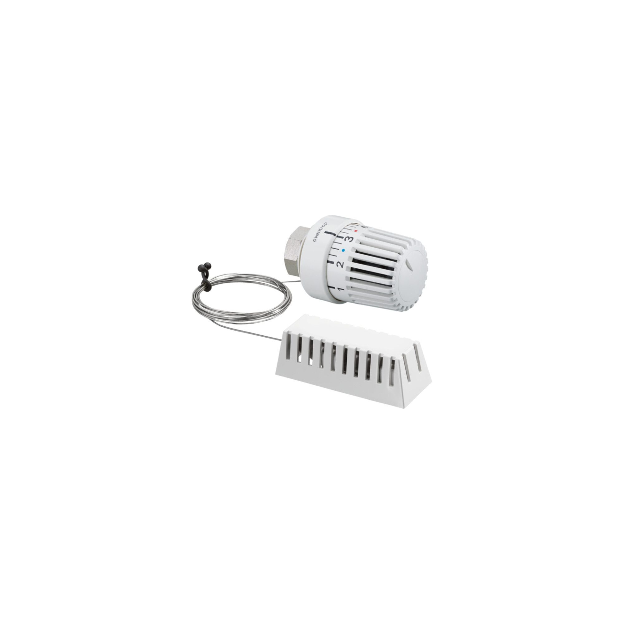 Oventrop Infrarotheizung Oventrop Thermostat Uni LH 7-28 GC, w, m 0-St. u Fernf., Rohr 2 m