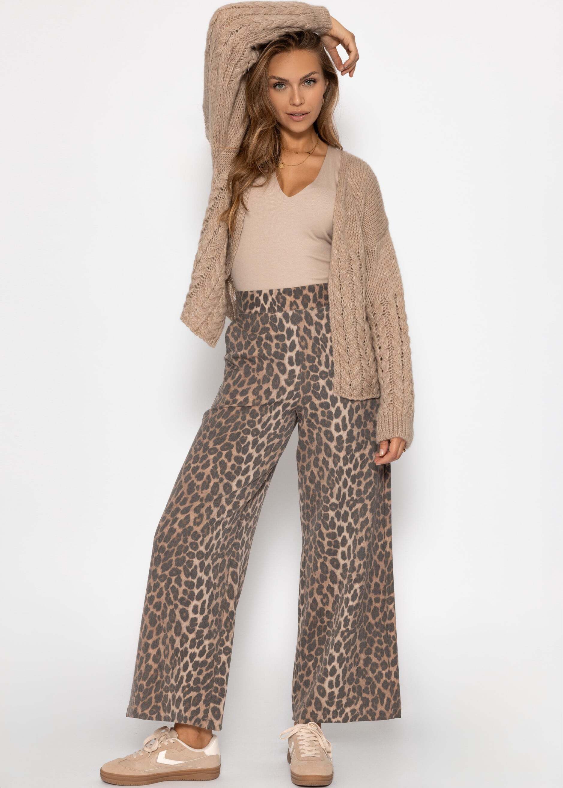 SASSYCLASSY Cardigan Strickcardigan mit Zopfmuster für günstig online kaufen