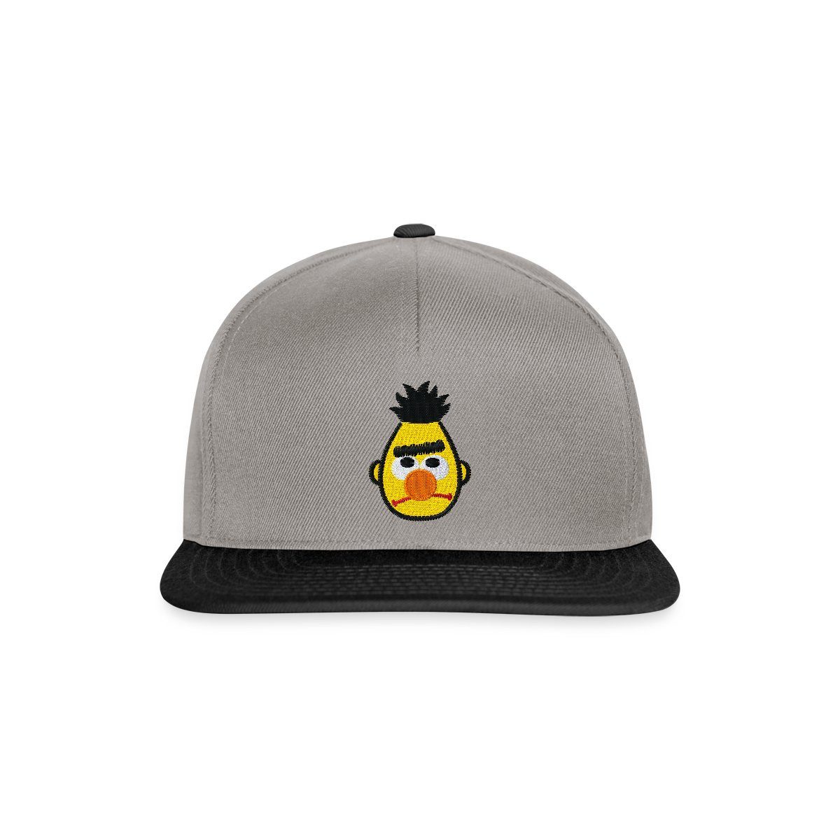 Spreadshirt Snapback Cap Sesamstraße Bert Als Stickmotiv Snapback Cap (1-St)