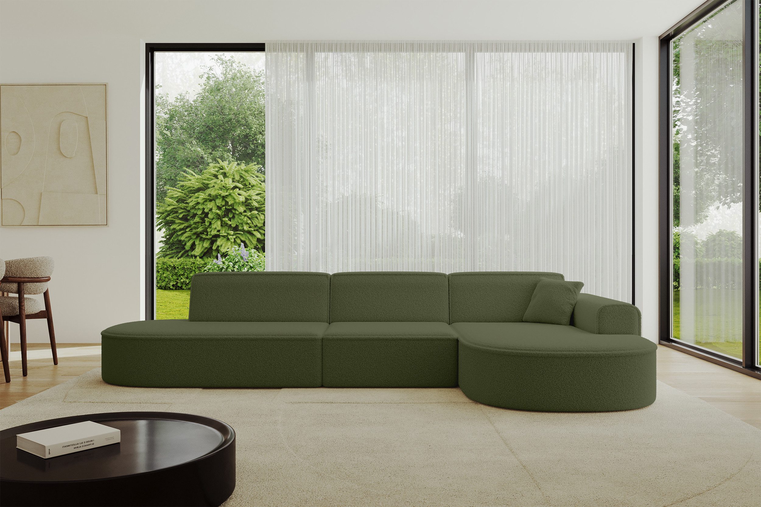 ALTDECOR MARI-L2, Sofa Praktische Bequeme Funktionsecke Couch L-Form Eckcouch, Corner Sofa L-Form Vielseitige Sofa Wohnlandschaft Wohnzimmer