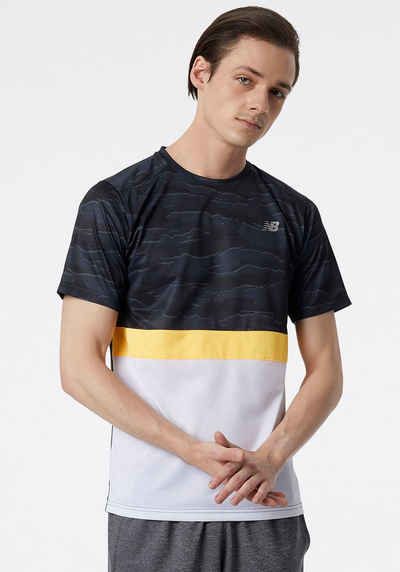 New Balance Laufshirt »Striped Accelerate Short Sleeve«