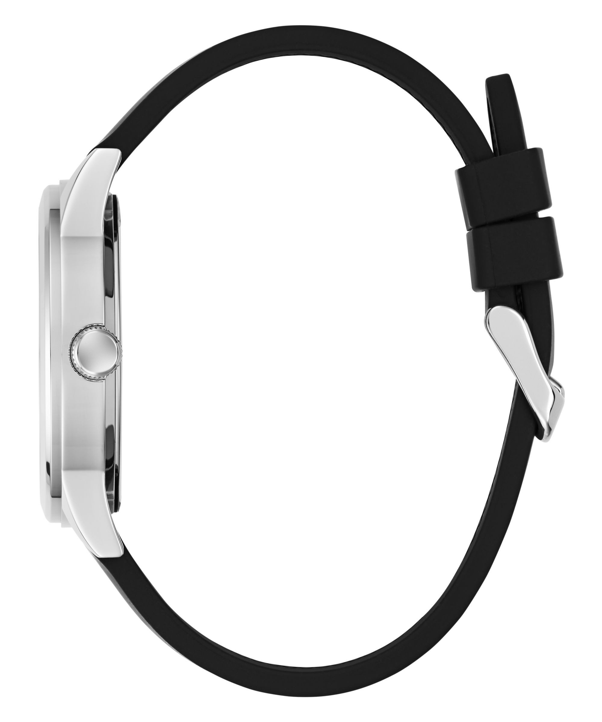Guess Quarzuhr EMERSON GW1056G1, Armbanduhr, Herrenuhr, Silikonarmband, analog