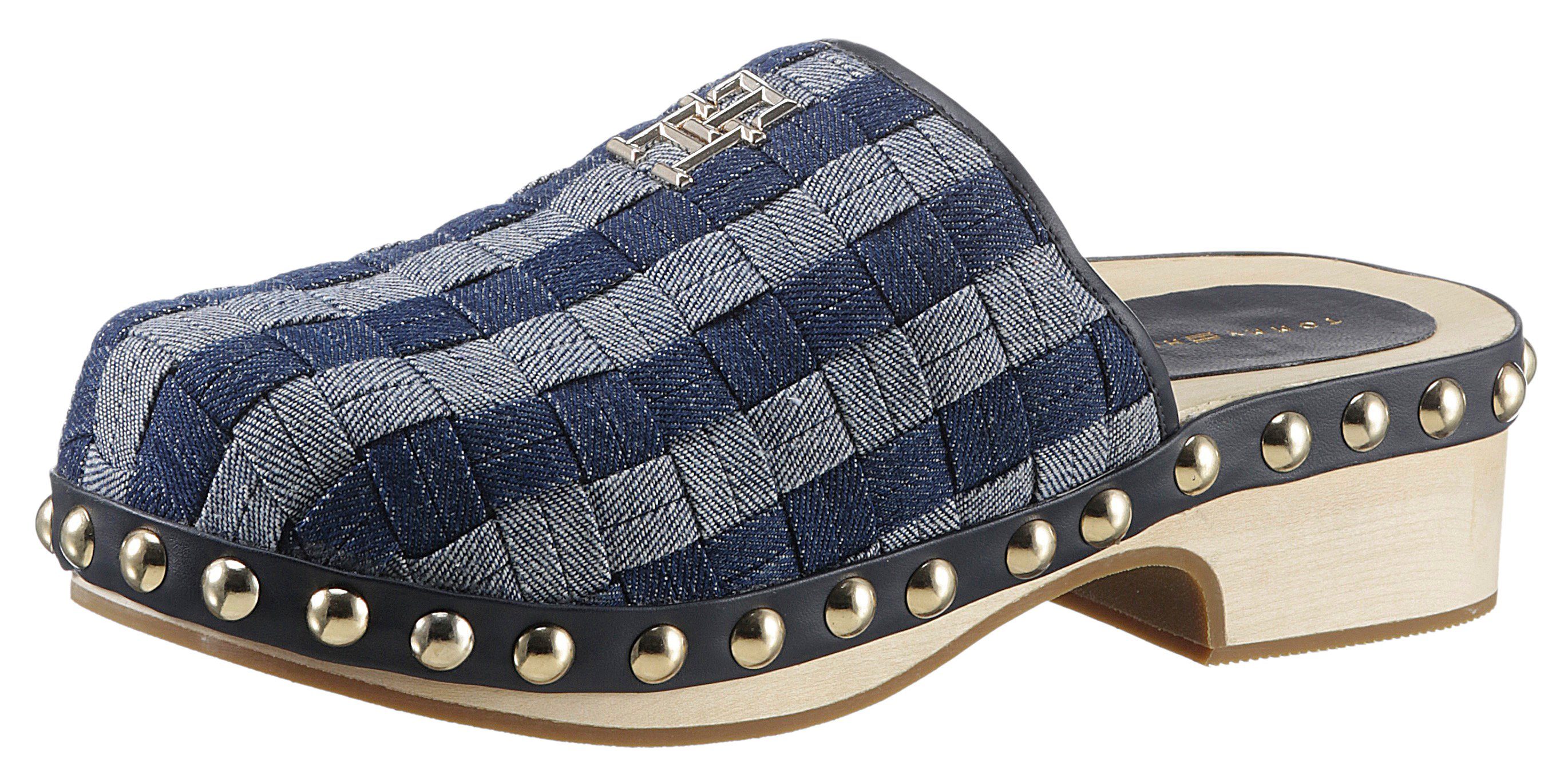 Tommy Hilfiger TH DENIM CONTRAST CLOG Clog im trendigen Retro-Look