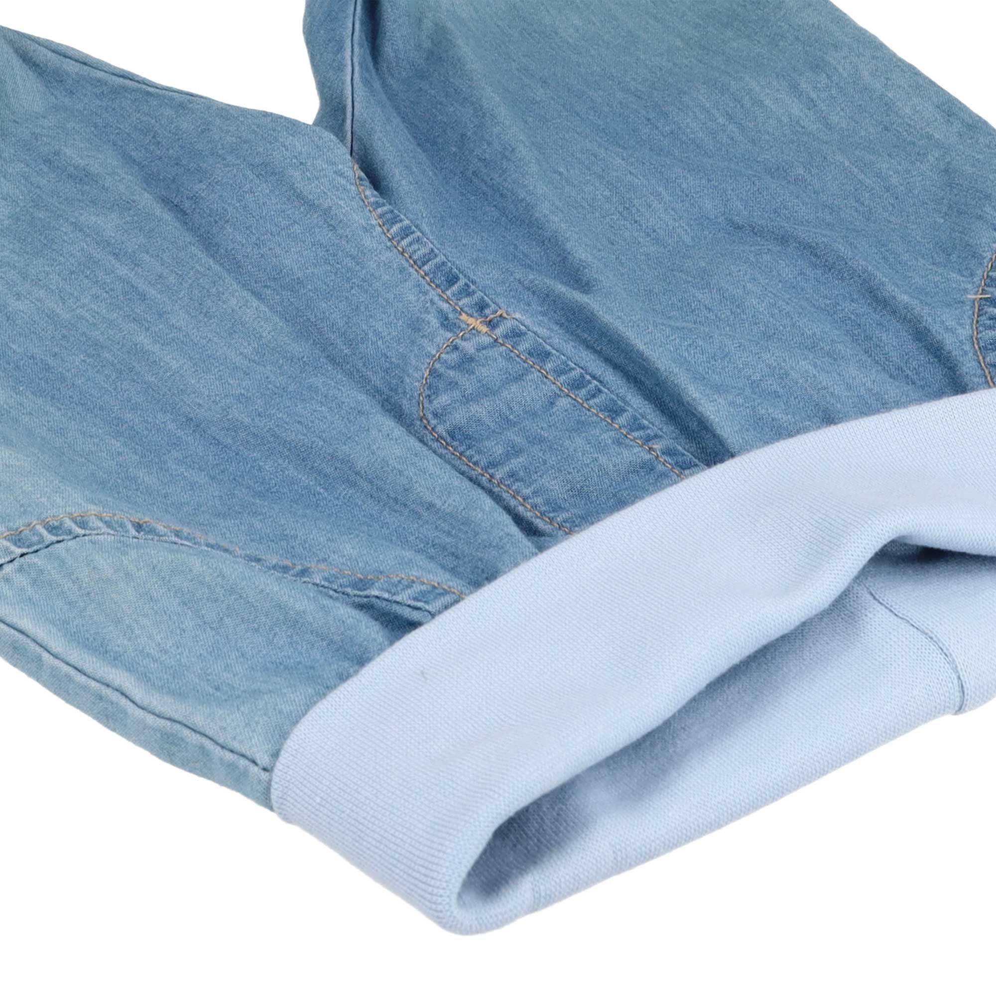 MAXIMO Schlupfhose (1-tlg) Denim-Optik, Pumphose, unisex, vielseitiger Sommerstyle