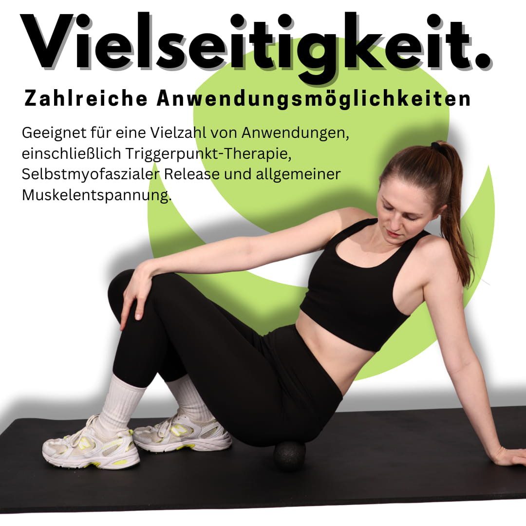 Health Rise Faszienrolle Health Rise Duoball 08, 16cm x 8cm – Bild 2 von 5