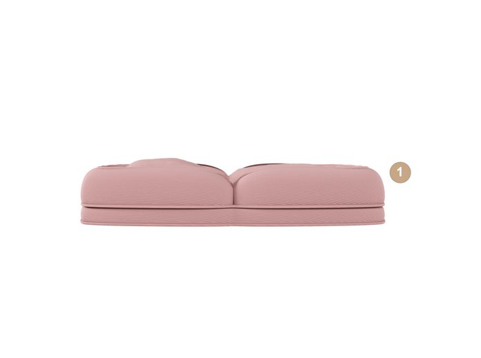 BBWL Schlafsofa 5-fach verstellbar 90–180° Multifunktions-Liege mit Kissen, Klappbares ergonomisch für Wohnzimmer Schlafzimmer Haustier geeignet