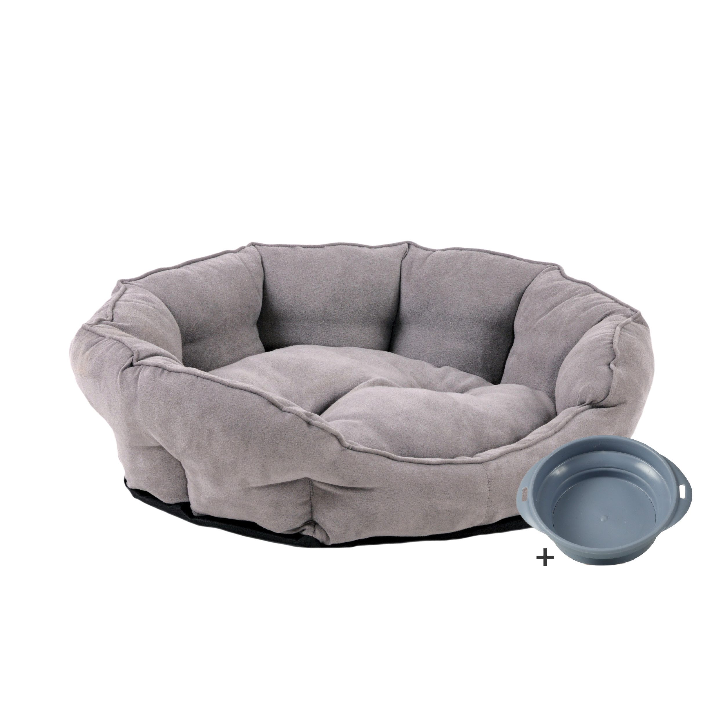 Tiersofa Liegesofa George mit Futternapf