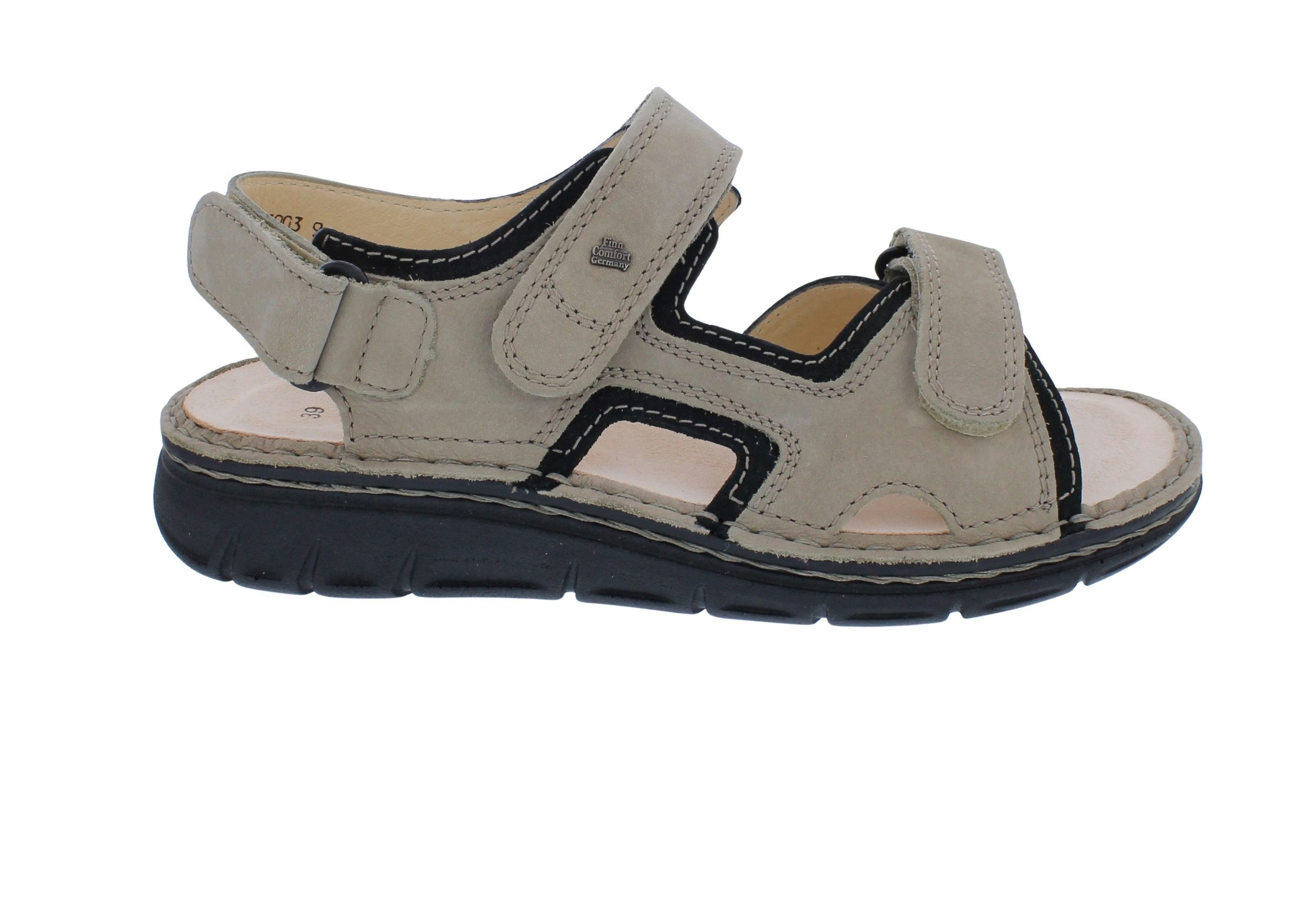 Finn Comfort Finn Comfort Sandale Wanaka-Soft 81540-903075, Nubukleder, Beige-Schwa Sandale