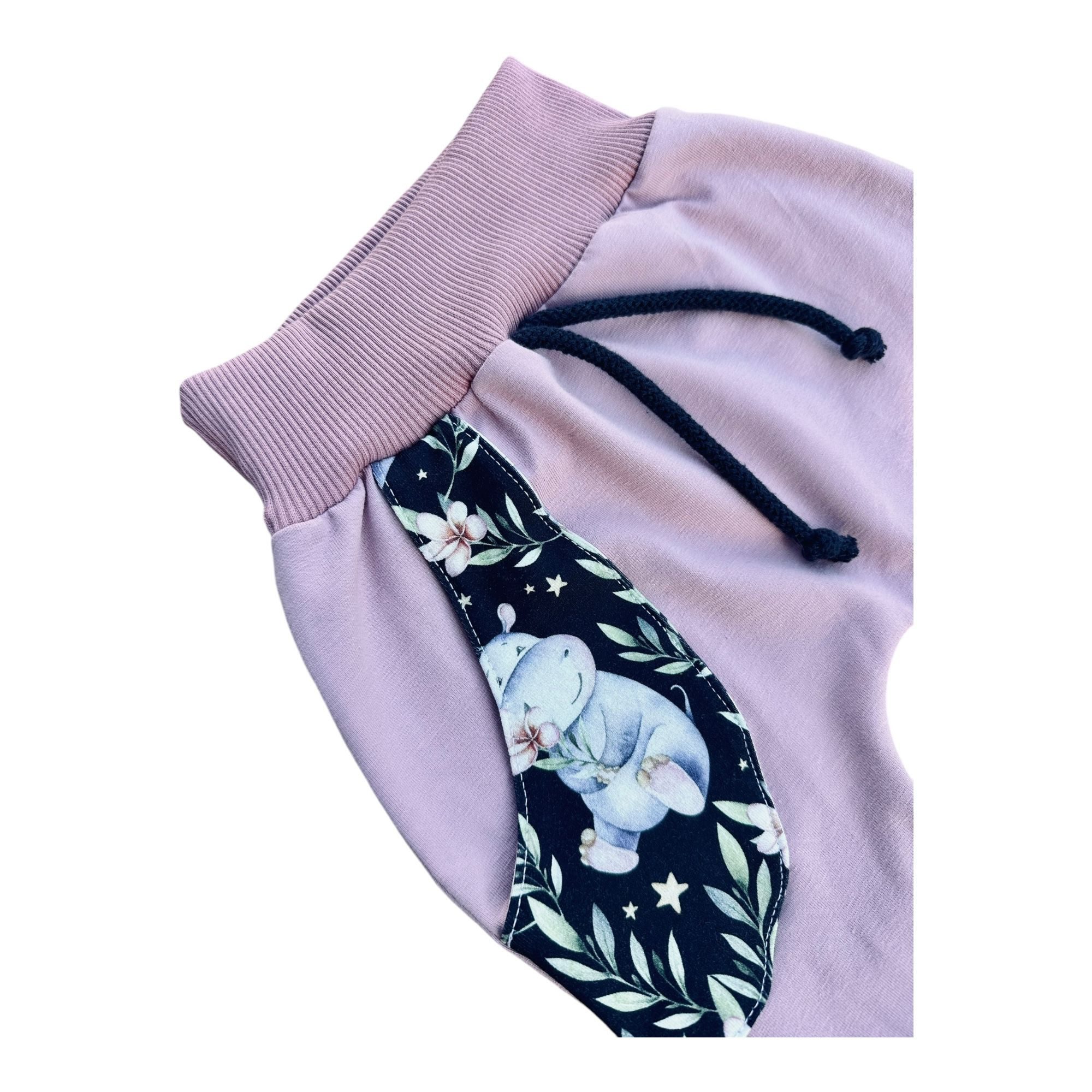 Land-Juwelen Pumphose Pumphose Nilpferd altrosa