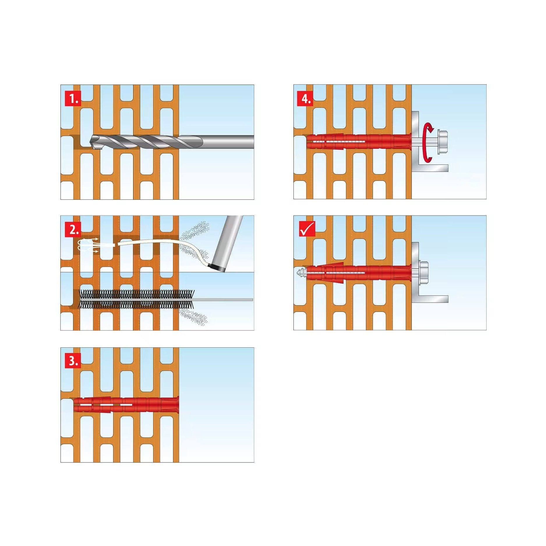 TOX-DÜBEL-TECHNIK Spreizdübel, (50-tlg), Parallel-Spreizdübel Bizeps - 100% Nylon